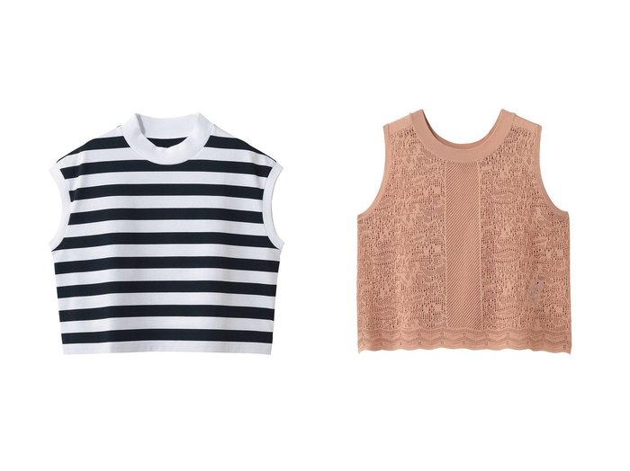 ストライプTシャツとレースタンクで楽しむ軽やかで上品な夏のスタイリング three dots(スリー ドッツ)の通販 おすすめ人気トレンドファッション通販アイテム 人気、トレンドファッション・服の通販 founy(ファニー) ファッション Fashion レディースファッション Fashion for Women トップス・カットソー Cut & Sew Tops シャツ・ブラウス・オフィスカジュアル Elegant Blouses & Button-Ups ロングTシャツ・Tシャツ Longline T-Shirts & Tees カットソー・ベーシックTシャツ Cut-and-Sewn Tops / Stretch Tees & Basics ニット Knit Tops & Sweaters カジュアルプルオーバー・ニットトップス Pullovers & Knit Tops / Casual Pullovers ショート Short, Short Length スタイリッシュ Stylish, Fashionable ストライプ Stripe, Striped Pattern スリーブ Sleeve, Long Sleeve / Short Sleeve フレンチ French, French Style ボックス Boxy, Box Shape 夏 Summer 定番 Standard, Basic Item 新作・新入荷 New Arrivals / New In 春 Spring S/S・春夏 SS, Spring/Summer, Warm Season タンク Tank Top, Sleeveless Top デニム Denim, Jeans Material フェミニン Feminine, Girly フレア Flare, Flared ベーシック Basic, Essential レース Lace, Lace Fabric |ID:crp329100000227337