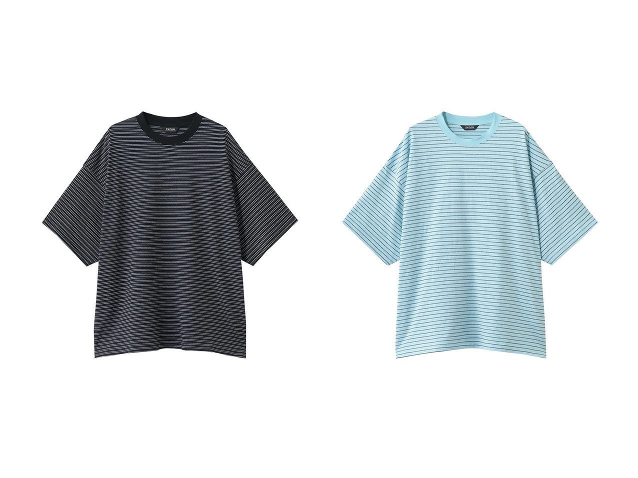 ボーダーTシャツで楽しむニュアンスカラーとボクシーシルエットのデイリースタイル EVCON(エビコン)の通販 おすすめ人気トレンドファッション通販アイテム インテリア・キッズ・メンズ・レディースファッション・服の通販 founy(ファニー) 　ファッション　Fashion　レディースファッション　Fashion for Women　トップス・カットソー　Cut & Sew Tops　シャツ・ブラウス・オフィスカジュアル　Elegant Blouses & Button-Ups　ロングTシャツ・Tシャツ　Longline T-Shirts & Tees　カットソー・ベーシックTシャツ　Cut-and-Sewn Tops / Stretch Tees & Basics　ユニセックス　Unisex, Genderless　おすすめ　Recommended / Our Picks　ショート　Short, Short Length　スリーブ　Sleeve, Long Sleeve / Short Sleeve　ボーダー　Border, Stripe　ワイド　Wide, Wide Fit　夏　Summer　新作・新入荷　New Arrivals / New In　S/S・春夏　SS, Spring/Summer, Warm Season　ブラック系　Black　イエロー系　Yellow　|ID:crp329100000227340