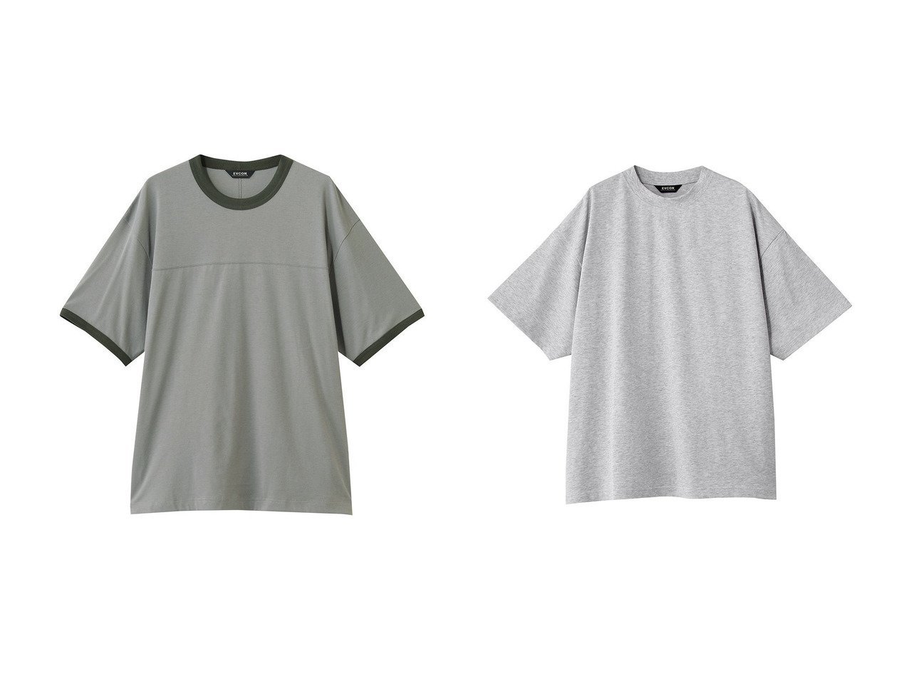 リンガーTシャツとワイドTシャツで楽しむリラックス感と洗練を備えたデイリースタイル EVCON(エビコン)の通販 おすすめ人気トレンドファッション通販アイテム インテリア・キッズ・メンズ・レディースファッション・服の通販 founy(ファニー) 　ファッション　Fashion　レディースファッション　Fashion for Women　トップス・カットソー　Cut & Sew Tops　シャツ・ブラウス・オフィスカジュアル　Elegant Blouses & Button-Ups　ロングTシャツ・Tシャツ　Longline T-Shirts & Tees　カットソー・ベーシックTシャツ　Cut-and-Sewn Tops / Stretch Tees & Basics　ユニセックス　Unisex, Genderless　ショート　Short, Short Length　シンプル　Simple, Minimal　スリーブ　Sleeve, Long Sleeve / Short Sleeve　ワイド　Wide, Wide Fit　新作・新入荷　New Arrivals / New In　リラックス　Relax, Relaxed Fit　夏　Summer　S/S・春夏　SS, Spring/Summer, Warm Season　ベージュ系　Beige　ブラック系　Black　|ID:crp329100000227341