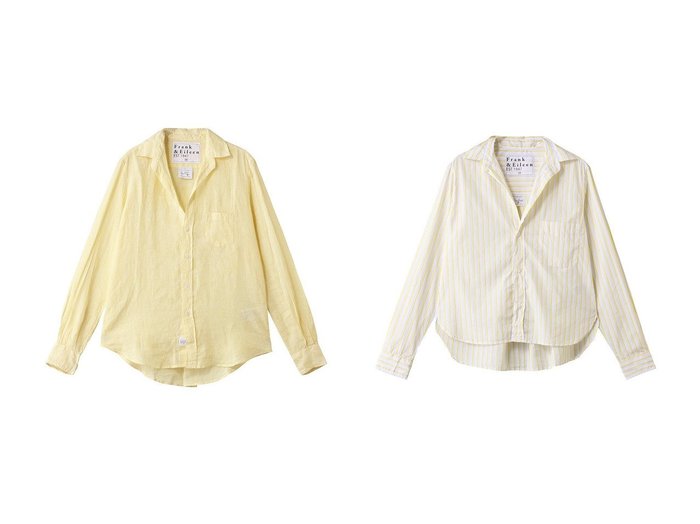 イエローストライプが映える爽やかなシャツを集めて フランク&アイリーン(フランク&アイリーン)の通販 おすすめ人気トレンドファッション通販アイテム 人気、トレンドファッション・服の通販 founy(ファニー) ファッション Fashion レディースファッション Fashion for Women トップス・カットソー Cut & Sew Tops シャツ・ブラウス・オフィスカジュアル Elegant Blouses & Button-Ups イエロー Yellow ストライプ Stripe, Striped Pattern スリーブ Sleeve, Long Sleeve / Short Sleeve デコルテ Décolleté, Neckline リネン Linen, Linen Fabric ロング Long, Long-Length 夏 Summer 新作・新入荷 New Arrivals / New In 羽織 Haori, Light Jacket エレガント 上品 Elegant 春 Spring |ID:crp329100000227347