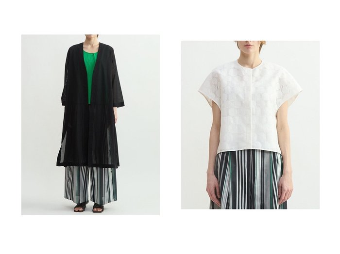 軽やかなメッシュ素材と表情豊かなジャカードが映えるアウターを揃えて プレインピープル(PLAIN PEOPLE)の通販 おすすめ人気トレンドファッション通販アイテム 人気、トレンドファッション・服の通販 founy(ファニー) ファッション Fashion レディースファッション Fashion for Women トップス・カットソー Cut & Sew Tops カーディガン・羽織り Layered Style Cardigans シャツ・ブラウス・オフィスカジュアル Elegant Blouses & Button-Ups ロングTシャツ・Tシャツ Longline T-Shirts & Tees カットソー・ベーシックTシャツ Cut-and-Sewn Tops / Stretch Tees & Basics アウター Coat / Outerwear Collection レディースジャケット・軽アウター Jackets カーディガン Cardigan, Knitwear シアー Sheer, See-Through シルケット Silket, Silky Cotton スリット Slit, Slit Detail メッシュ Mesh, Net Fabric ラッセル Raschel, Raschel Lace ロング Long, Long-Length 新作・新入荷 New Arrivals / New In |ID:crp329100000227354