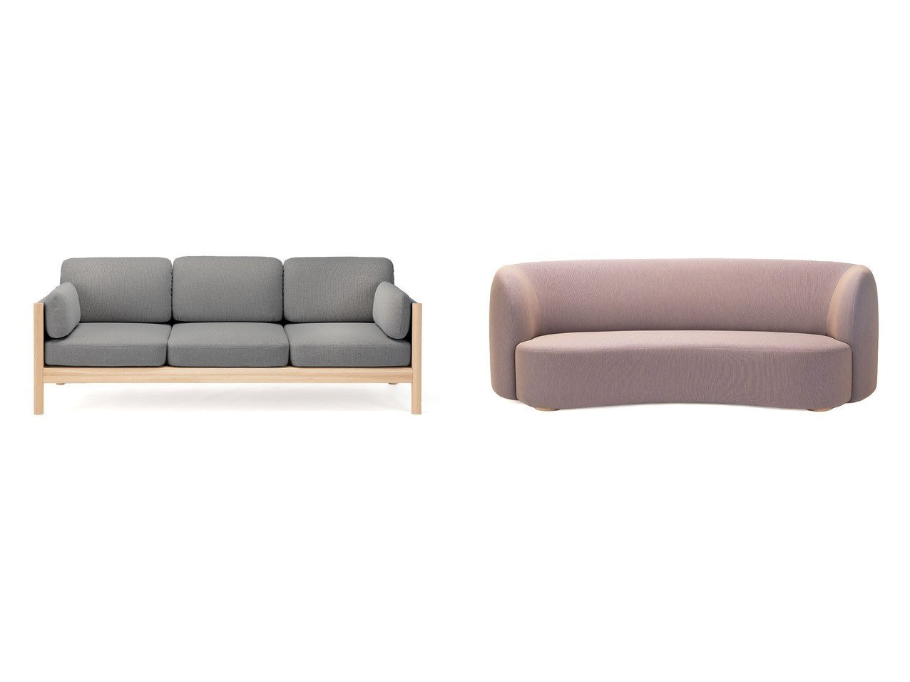 【ミニマルデザインと柔らかなフォルムが調和する3シーターソファ】KARIMOKU NEW STANDARD(カリモクニュースタンダード)の通販 おすすめ人気トレンドファッション通販アイテム インテリア・キッズ・メンズ・レディースファッション・服の通販 founy(ファニー) 　エレガント 上品　Elegant　クッション　Cushion, Throw Pillow　ファブリック　Fabric, Textile　フレーム　Frame, Outline　リラックス　Relax, Relaxed Fit　ホーム・キャンプ・アウトドア・お取り寄せ　Home Living / Home & Lifestyle / Camping Gear / Outdoor Camping　家具・インテリア　Home Furniture & Interior. Stylish & Functional Living Spaces　ソファー　Couches & Sofas　ベージュ系　Beige　イエロー系　Yellow　グレー系　Gray　ブルー系　Blue　|ID:crp329100000227369