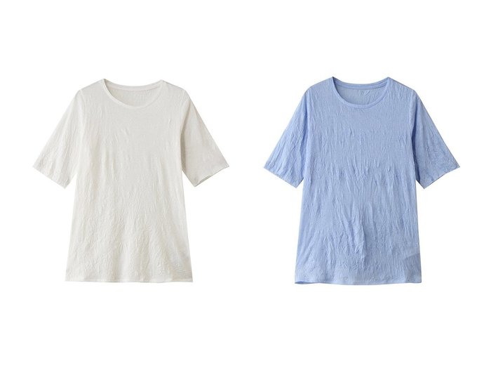 【上品な透け感でレイヤードが映えるクルーネックインナー】MIDIUMISOLID(ミディウミソリッド)の通販 おすすめ人気トレンドファッション通販アイテム インテリア・キッズ・メンズ・レディースファッション・服の通販 founy(ファニー) https://founy.com/ ファッション Fashion レディースファッション Fashion for Women トップス・カットソー Cut & Sew Tops シャツ・ブラウス・オフィスカジュアル Elegant Blouses & Button-Ups ロングTシャツ・Tシャツ Longline T-Shirts & Tees カットソー・ベーシックTシャツ Cut-and-Sewn Tops / Stretch Tees & Basics インナー Innerwear ショート Short, Short Length シンプル Simple, Minimal ジャケット Jacket, Outerwear スマート Smart, Elegant スリーブ Sleeve, Long Sleeve / Short Sleeve エレガント 上品 Elegant 新作・新入荷 New Arrivals / New In |ID:crp329100000227374