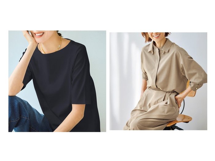 【40代50代に似合う上質Tシャツとオーバーシャツで叶える洗練された大人のデイリースタイル】DoCLASSE(ドゥクラッセ)の通販 おすすめ人気トレンドファッション通販アイテム 人気、トレンドファッション・服の通販 founy(ファニー) ファッション Fashion レディースファッション Fashion for Women トップス・カットソー Cut & Sew Tops シャツ・ブラウス・オフィスカジュアル Elegant Blouses & Button-Ups ロングTシャツ・Tシャツ Longline T-Shirts & Tees カットソー・ベーシックTシャツ Cut-and-Sewn Tops / Stretch Tees & Basics カットソー Cut and Sewn Top ショルダー Shoulder, Shoulder Strap ジャケット Jacket, Outerwear ダブル Double, Double-Breasted 定番 Standard, Basic Item なめらか Smooth, Silky Texture 人気 Popular, Best Seller フロント Front, Front Design ベーシック Basic, Essential ラベンダー Lavender リラックス Relax, Relaxed Fit 新作・新入荷 New Arrivals / New In エレガント 上品 Elegant ビジネス 仕事 通勤 Business / Work / Commuting とろみ Fluid, Flowy Fabric サマー Summer, Summer Style シンプル Simple, Minimal ストレッチ Stretch, Stretchy Fabric スマート Smart, Elegant ドレープ Drape, Draping Fabric フォルム Silhouette, Form リュクス Luxury, Elegant, High-End, Chic |ID:crp329100000227428