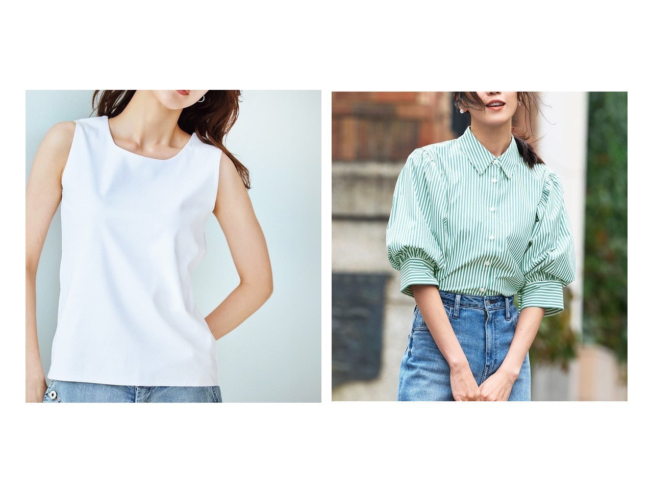 【40代、50代に似合う上質Tシャツと機能ブラウスで叶える快適で華やかな大人スタイル】DoCLASSE(ドゥクラッセ)の通販 おすすめ人気トレンドファッション通販アイテム インテリア・キッズ・メンズ・レディースファッション・服の通販 founy(ファニー) 　ファッション　Fashion　レディースファッション　Fashion for Women　トップス・カットソー　Cut & Sew Tops　キャミソール&ノースリーブ　Camisoles & Sleeveless Tops　シャツ・ブラウス・オフィスカジュアル　Elegant Blouses & Button-Ups　ロングTシャツ・Tシャツ　Longline T-Shirts & Tees　カットソー・ベーシックTシャツ　Cut-and-Sewn Tops / Stretch Tees & Basics　インナー　Innerwear　カットソー　Cut and Sewn Top　ショルダー　Shoulder, Shoulder Strap　シンプル　Simple, Minimal　ジャケット　Jacket, Outerwear　ダブル　Double, Double-Breasted　定番　Standard, Basic Item　なめらか　Smooth, Silky Texture　ノースリーブ　Sleeveless, No-Sleeve　人気　Popular, Best Seller　フロント　Front, Front Design　ベーシック　Basic, Essential　ラベンダー　Lavender　リラックス　Relax, Relaxed Fit　新作・新入荷　New Arrivals / New In　エレガント 上品　Elegant　ビジネス 仕事 通勤　Business / Work / Commuting　フォルム　Silhouette, Form　吸水　Absorbent, Quick-Dry　ホワイト系　White　グレー系　Gray　ブラック系　Black　ブルー系　Blue　グリーン系　Green　|ID:crp329100000227440