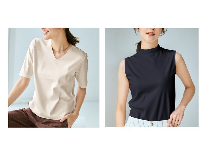 【40代、50代に似合う上質Tシャツで叶えるきれいめカジュアルとレイヤードスタイル】DoCLASSE(ドゥクラッセ)の通販 おすすめ人気トレンドファッション通販アイテム インテリア・キッズ・メンズ・レディースファッション・服の通販 founy(ファニー) https://founy.com/ ファッション Fashion レディースファッション Fashion for Women トップス・カットソー Cut & Sew Tops シャツ・ブラウス・オフィスカジュアル Elegant Blouses & Button-Ups ロングTシャツ・Tシャツ Longline T-Shirts & Tees カットソー・ベーシックTシャツ Cut-and-Sewn Tops / Stretch Tees & Basics Vネックトップス V-Neck Tops / V-Cut Neckline Shirts キャミソール&ノースリーブ Camisoles & Sleeveless Tops カットソー Cut and Sewn Top クール Cool, Chic ショルダー Shoulder, Shoulder Strap ジャケット Jacket, Outerwear ダブル Double, Double-Breasted 定番 Standard, Basic Item なめらか Smooth, Silky Texture 人気 Popular, Best Seller フロント Front, Front Design ベーシック Basic, Essential ラベンダー Lavender リラックス Relax, Relaxed Fit 新作・新入荷 New Arrivals / New In エレガント 上品 Elegant ビジネス 仕事 通勤 Business / Work / Commuting |ID:crp329100000227444