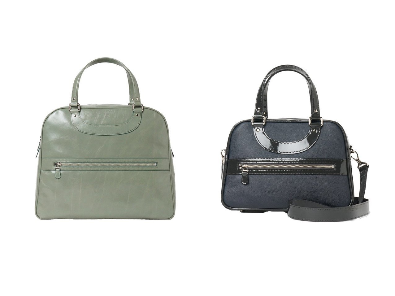 【多彩なシーンに寄り添うLISBONバッグの機能美と魅力】H.P.FRANCE(アッシュ ペー フランス)の通販 おすすめ人気トレンドファッション通販アイテム インテリア・キッズ・メンズ・レディースファッション・服の通販 founy(ファニー) 　ファッション　Fashion　レディースファッション　Fashion for Women　バッグ　Bags　コレクション　Collection, Seasonal Line　定番　Standard, Basic Item　人気　Popular, Best Seller　ポケット　Pocket, Pocket Detail　エレガント 上品　Elegant　ビジネス 仕事 通勤　Business / Work / Commuting　グリーン系　Green　グレー系　Gray　|ID:crp329100000227456