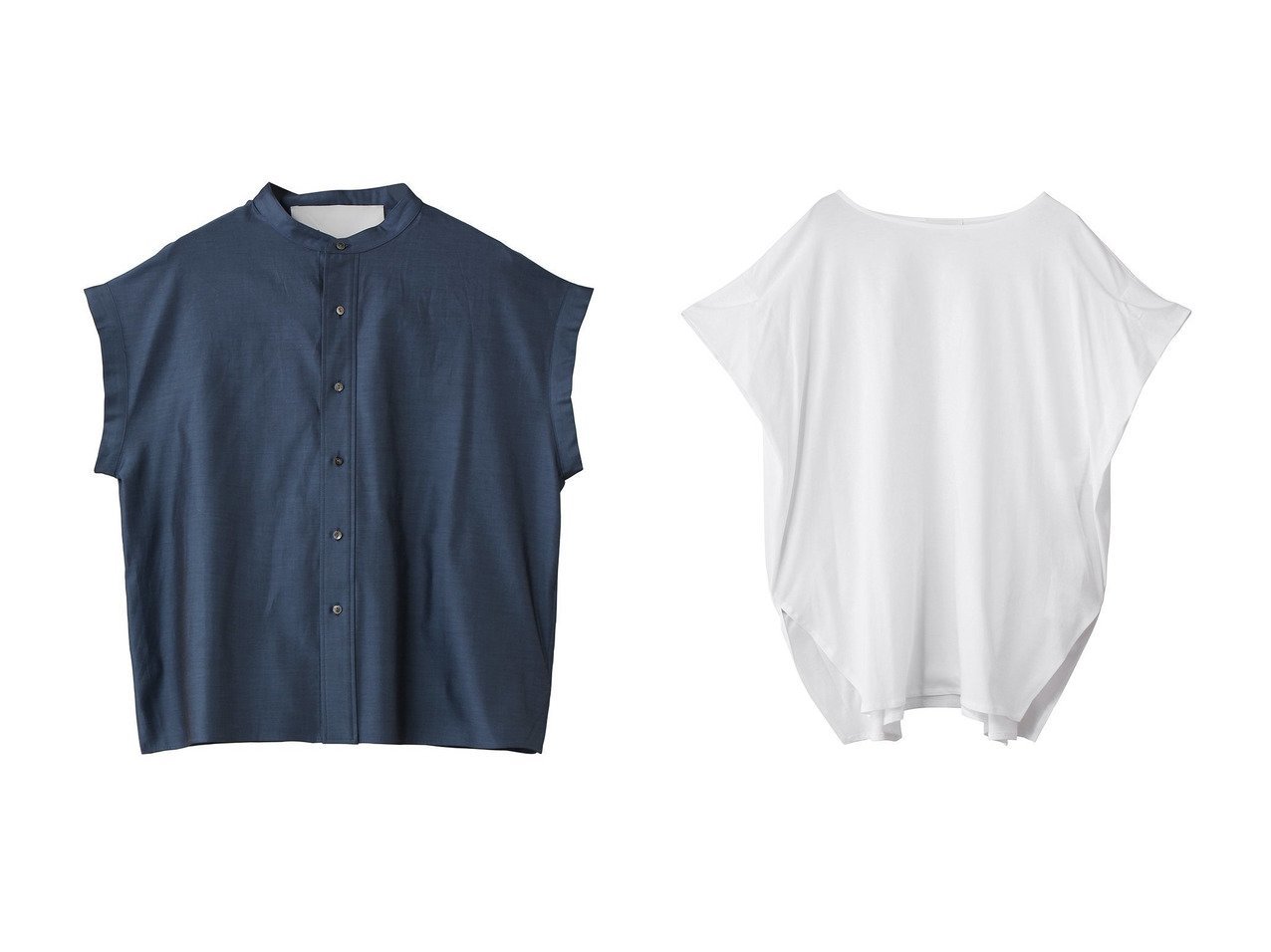 【心地よさと上品さを備えたトップスとシャツブラウスで整える夏の装い】1er Arrondissement(プルミエ アロンディスモン)の通販 おすすめ人気トレンドファッション通販アイテム インテリア・キッズ・メンズ・レディースファッション・服の通販 founy(ファニー) 　ファッション　Fashion　レディースファッション　Fashion for Women　トップス・カットソー　Cut & Sew Tops　シャツ・ブラウス・オフィスカジュアル　Elegant Blouses & Button-Ups　ロングTシャツ・Tシャツ　Longline T-Shirts & Tees　カットソー・ベーシックTシャツ　Cut-and-Sewn Tops / Stretch Tees & Basics　スリーブ　Sleeve, Long Sleeve / Short Sleeve　センター　Center, Center Line　マキシ　Maxi, Full Length　ロング　Long, Long-Length　別注　Limited Edition, Custom Order　夏　Summer　定番　Standard, Basic Item　新作・新入荷　New Arrivals / New In　ブルー系　Blue　|ID:crp329100000227457