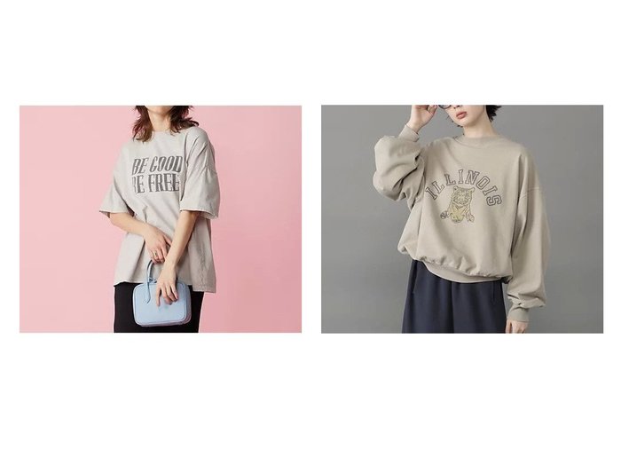 【ヴィンテージ加工Tシャツと薄手スウェットで楽しむ洗練カジュアル】REMI RELIEF(レミレリーフ)の通販 おすすめ人気トレンドファッション通販アイテム 人気、トレンドファッション・服の通販 founy(ファニー) ファッション Fashion レディースファッション Fashion for Women ヴィンテージ Vintage Style シンプル Simple, Minimal スペシャル Special, Limited Edition ダメージ Distressed, Destroyed 定番 Standard, Basic Item プリント Print, Printed Pattern 別注 Limited Edition, Custom Order おすすめ Recommended / Our Picks スウェット / スエット Sweatshirt, Sweatwear スーピマ Supima, Premium Cotton セットアップ Set-Up, Coordinated Outfit 旅行 Travel |ID:crp329100000227491