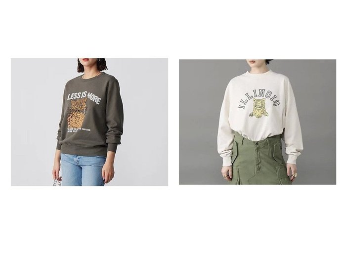 【ヴィンテージ加工スウェットと薄手スウェットで楽しむ洗練カジュアル】REMI RELIEF(レミレリーフ)の通販 おすすめ人気トレンドファッション通販アイテム 人気、トレンドファッション・服の通販 founy(ファニー) ファッション Fashion レディースファッション Fashion for Women スウェット / スエット Sweatshirt, Sweatwear スーピマ Supima, Premium Cotton セットアップ Set-Up, Coordinated Outfit プリント Print, Printed Pattern 別注 Limited Edition, Custom Order 旅行 Travel 洗える Machine Washable スペシャル Special, Limited Edition 人気 Popular, Best Seller 猫 Cat, Kitty ロング Long, Long-Length |ID:crp329100000227492