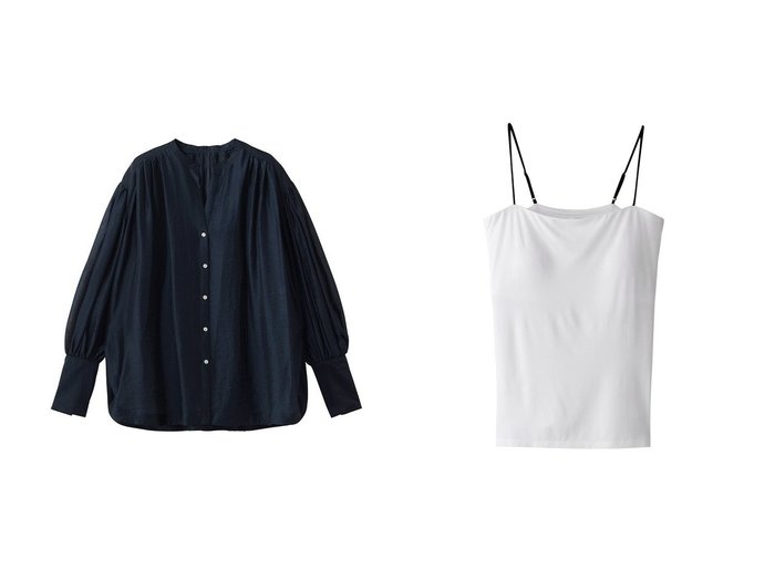 【シアーブラウスとベアトップで楽しむ軽やかで洗練されたスタイル】Chaos(カオス)の通販 おすすめ人気トレンドファッション通販アイテム 人気、トレンドファッション・服の通販 founy(ファニー) 　ファッション　Fashion　レディースファッション　Fashion for Women　トップス・カットソー　Cut & Sew Tops　シャツ・ブラウス・オフィスカジュアル　Elegant Blouses & Button-Ups　キャミソール&ノースリーブ　Camisoles & Sleeveless Tops　ロングTシャツ・Tシャツ　Longline T-Shirts & Tees　カットソー・ベーシックTシャツ　Cut-and-Sewn Tops / Stretch Tees & Basics　カフス　Cuff Design　ギャザー　Gathered, Ruffled　シアー　Sheer, See-Through　スリーブ　Sleeve, Long Sleeve / Short Sleeve　フォルム　Silhouette, Form　ロング　Long, Long-Length　夏　Summer　新作・新入荷　New Arrivals / New In　キャミソール　Camisole, Spaghetti Strap Top　タンク　Tank Top, Sleeveless Top　デコルテ　Décolleté, Neckline　ラップ　Wrap, Wrap Design　エレガント 上品　Elegant　春　Spring　S/S・春夏　SS, Spring/Summer, Warm Season　|ID:crp329100000227507