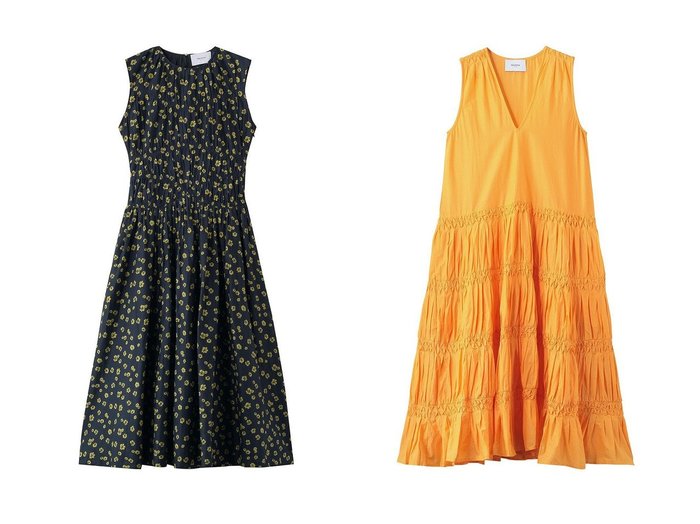 【ティアードとフラワープリントで彩る軽やかで華やかなドレススタイル】MERLETTE(マーレット)の通販 おすすめ人気トレンドファッション通販アイテム 人気、トレンドファッション・服の通販 founy(ファニー) ファッション Fashion レディースファッション Fashion for Women ワンピース Dresses フォーマル・パーティードレス・結婚式用ドレス Elegant & Casual Dresses チュニック Tunic Tops & Dresses クール Cool, Chic シューズ Shoes, Footwear チュニック Tunic, Long Top ドレス Dress, One-Piece フラワー Flower, Floral プリント Print, Printed Pattern 夏 Summer サンダル Sandals, Summer Shoes ノースリーブ Sleeveless, No-Sleeve バランス Balance, Style Balance 新作・新入荷 New Arrivals / New In |ID:crp329100000227529