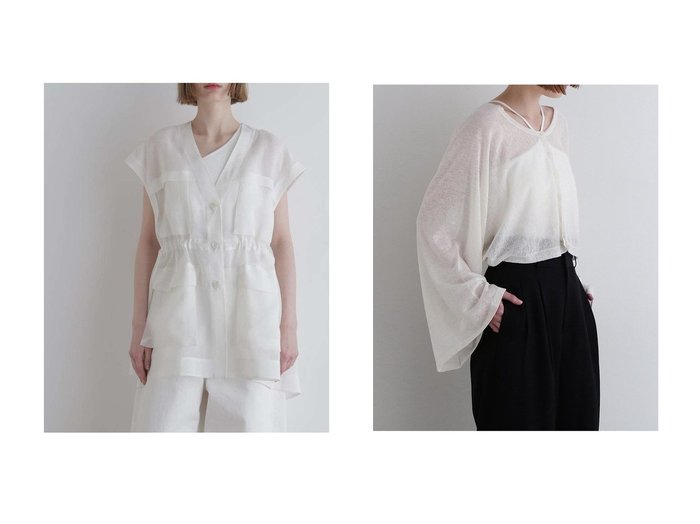 【シアージレとクロップドカーディガンで楽しむ軽やかなレイヤードスタイル】LE PHIL(ル フィル)の通販 おすすめ人気トレンドファッション通販アイテム インテリア・キッズ・メンズ・レディースファッション・服の通販 founy(ファニー) https://founy.com/ ファッション Fashion レディースファッション Fashion for Women トップス・カットソー Cut & Sew Tops カーディガン・羽織り Layered Style Cardigans シャツ・ブラウス・オフィスカジュアル Elegant Blouses & Button-Ups ロングTシャツ・Tシャツ Longline T-Shirts & Tees カットソー・ベーシックTシャツ Cut-and-Sewn Tops / Stretch Tees & Basics アウター Coat / Outerwear Collection レディースジャケット・軽アウター Jackets カーディガン Cardigan, Knitwear ショート Short, Short Length ネップ Nepp, Slub Yarn パターン Pattern, Design Print リネン Linen, Linen Fabric 夏 Summer シアー Sheer, See-Through ジャケット Jacket, Outerwear スタンダード Standard, Basic フォルム Silhouette, Form 春 Spring S/S・春夏 SS, Spring/Summer, Warm Season |ID:crp329100000227542