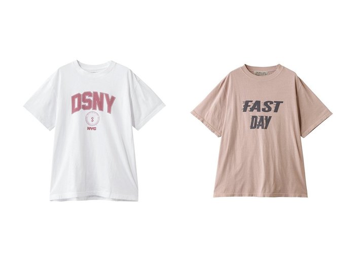 【ロゴTシャツで楽しむヴィンテージライクと洗練されたカジュアルスタイル】GALLARDAGALANTE(ガリャルダガランテ)の通販 おすすめ人気トレンドファッション通販アイテム 人気、トレンドファッション・服の通販 founy(ファニー) ファッション Fashion レディースファッション Fashion for Women トップス・カットソー Cut & Sew Tops シャツ・ブラウス・オフィスカジュアル Elegant Blouses & Button-Ups ロングTシャツ・Tシャツ Longline T-Shirts & Tees カットソー・ベーシックTシャツ Cut-and-Sewn Tops / Stretch Tees & Basics カットソー Cut and Sewn Top ショート Short, Short Length スタイリッシュ Stylish, Fashionable スリーブ Sleeve, Long Sleeve / Short Sleeve ハーフ Half, Half-Length 夏 Summer 春 Spring S/S・春夏 SS, Spring/Summer, Warm Season |ID:crp329100000227548