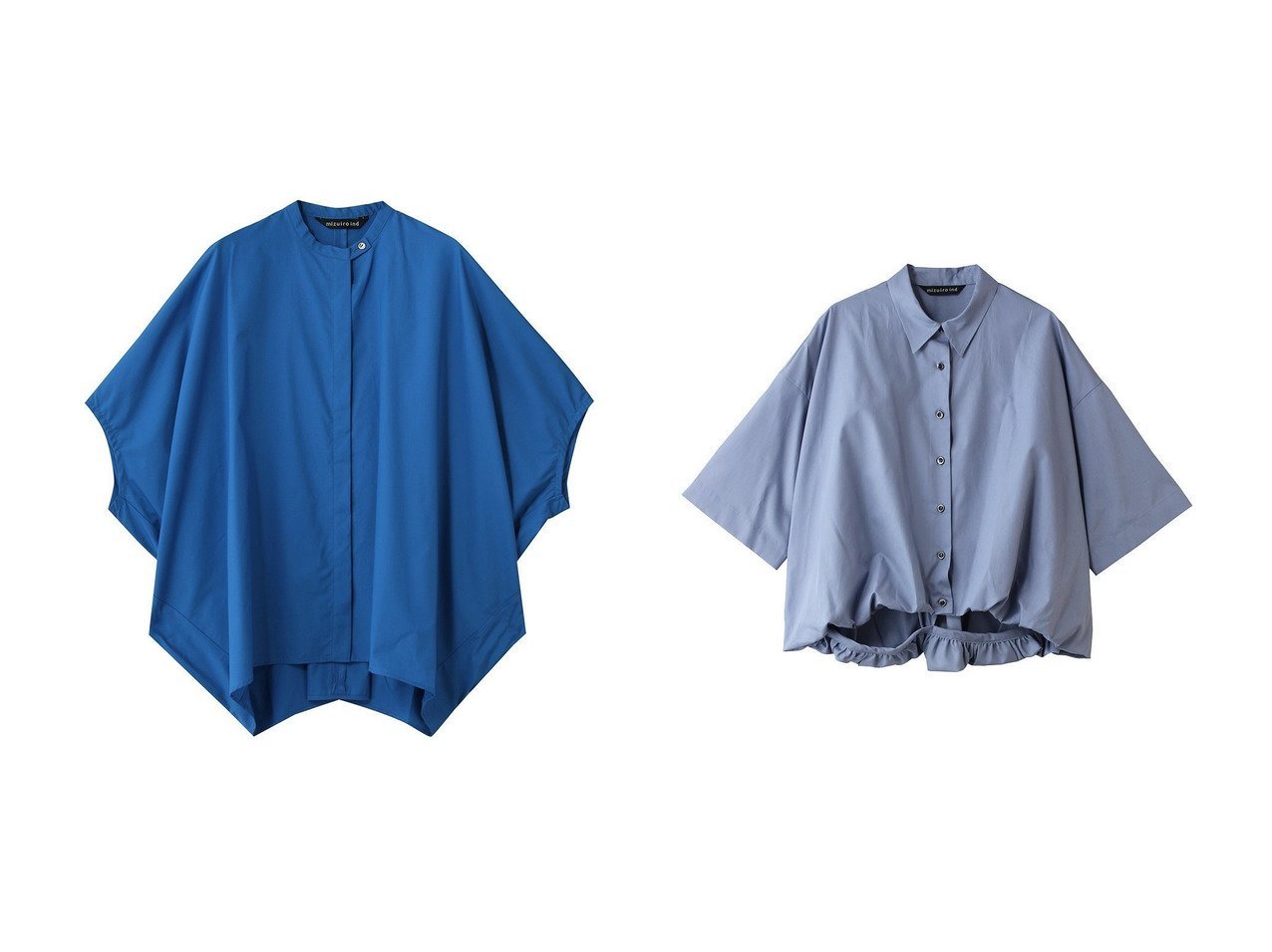 バルーンとコクーンシルエットで楽しむ軽やかなシャツスタイル【mizuiro ind(ミズイロ インド)】の通販 おすすめ人気トレンドファッション通販アイテム インテリア・キッズ・メンズ・レディースファッション・服の通販 founy(ファニー) 　ファッション　Fashion　レディースファッション　Fashion for Women　トップス・カットソー　Cut & Sew Tops　シャツ・ブラウス・オフィスカジュアル　Elegant Blouses & Button-Ups　ショート　Short, Short Length　スリーブ　Sleeve, Long Sleeve / Short Sleeve　ポンチョ　Poncho, Cape Style　ロング　Long, Long-Length　エレガント 上品　Elegant　新作・新入荷　New Arrivals / New In　ホワイト系　White　ブルー系　Blue　グレー系　Gray　ブラウン系　Brown　ブラック系　Black　|ID:crp329100000227593