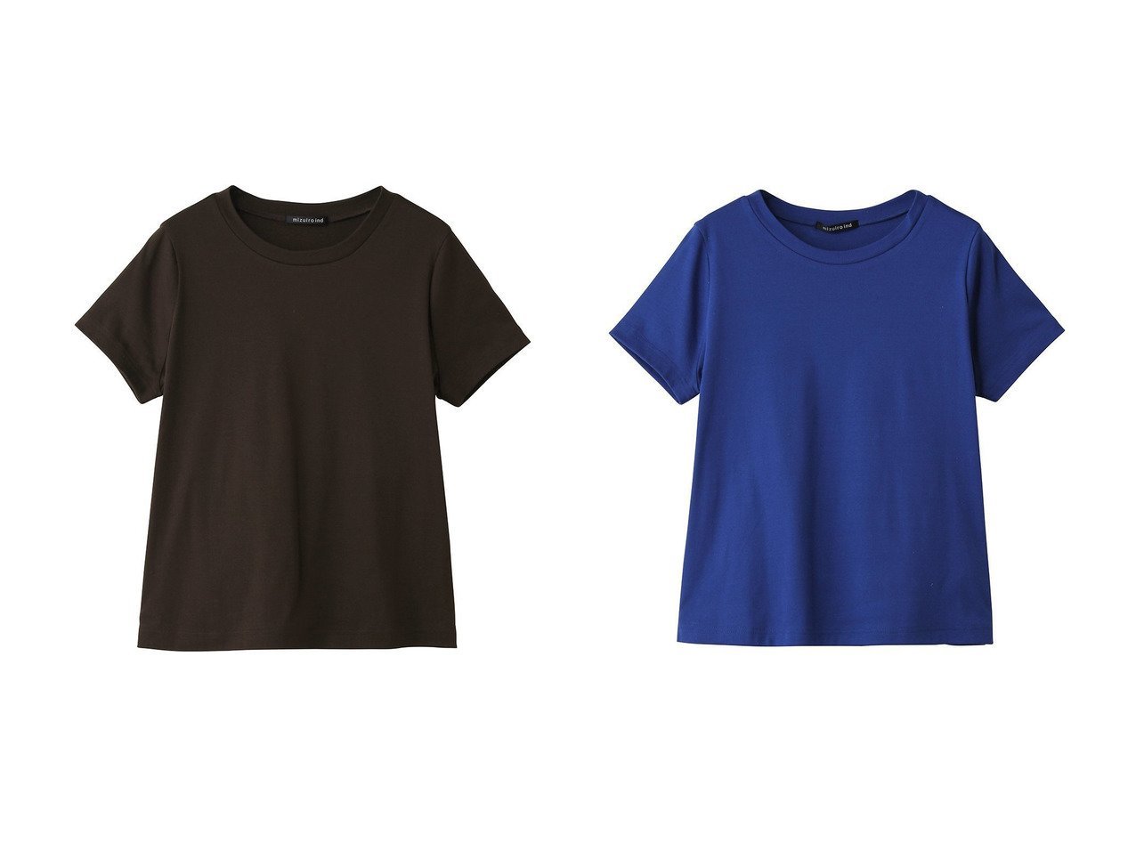 【mizuiro ind/ミズイロ インド】のcompact basic T Tシャツ おすすめ人気トレンドファッション通販アイテム インテリア・キッズ・メンズ・レディースファッション・服の通販 founy(ファニー) 　ファッション　Fashion　レディースファッション　Fashion for Women　トップス・カットソー　Cut & Sew Tops　シャツ・ブラウス・オフィスカジュアル　Elegant Blouses & Button-Ups　ロングTシャツ・Tシャツ　Longline T-Shirts & Tees　カットソー・ベーシックTシャツ　Cut-and-Sewn Tops / Stretch Tees & Basics　インナー　Innerwear　コンパクト　Compact, Small Size　ショート　Short, Short Length　シンプル　Simple, Minimal　スリーブ　Sleeve, Long Sleeve / Short Sleeve　ベーシック　Basic, Essential　半袖　Short Sleeve, Half Sleeve　新作・新入荷　New Arrivals / New In　ブルー系　Blue　ブラウン系　Brown　グレー系　Gray　|ID:crp329100000227594