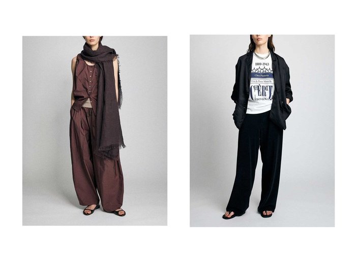 タフタパンツとキュプラジャケットで楽しむ軽やかなスタイル【BRILL(ブリル)】の通販 おすすめ人気トレンドファッション通販アイテム 人気、トレンドファッション・服の通販 founy(ファニー) ファッション Fashion レディースファッション Fashion for Women パンツ Pants & Trousers アウター Coat / Outerwear Collection レディースジャケット・軽アウター Jackets テーラードジャケット / 通勤・きれいめスタイル Tailored Jackets & Blazers タフタ Taffeta, Structured Fabric フォルム Silhouette, Form エレガント 上品 Elegant 新作・新入荷 New Arrivals / New In |ID:crp329100000227604