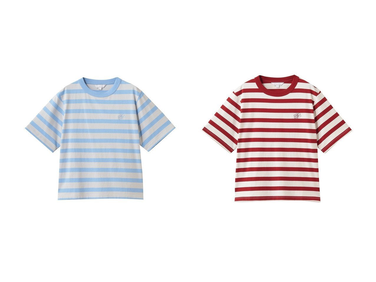 【Brooks Brothers/ブルックス ブラザーズ】の【Double B Collection】コットン BBロゴ マリナーストライプ ヘビーウェイトTシャツ&【Double B Collection】コットン BBロゴ マリナーストライプ ヘビーウェイトTシャツ おすすめ人気トレンドファッション通販アイテム インテリア・キッズ・メンズ・レディースファッション・服の通販 founy(ファニー) 　ファッション　Fashion　レディースファッション　Fashion for Women　トップス・カットソー　Cut & Sew Tops　シャツ・ブラウス・オフィスカジュアル　Elegant Blouses & Button-Ups　ロングTシャツ・Tシャツ　Longline T-Shirts & Tees　カットソー・ベーシックTシャツ　Cut-and-Sewn Tops / Stretch Tees & Basics　ショート　Short, Short Length　スリーブ　Sleeve, Long Sleeve / Short Sleeve　トレンド　Trend, Trending Now　定番　Standard, Basic Item　ハーフ　Half, Half-Length　メンズ　Men's, Menswear　ワンポイント　One Point, Statement Accent　新作・新入荷　New Arrivals / New In　ブルー系　Blue　ホワイト系　White　オレンジ系　Orange　グリーン系　Green　|ID:crp329100000227613