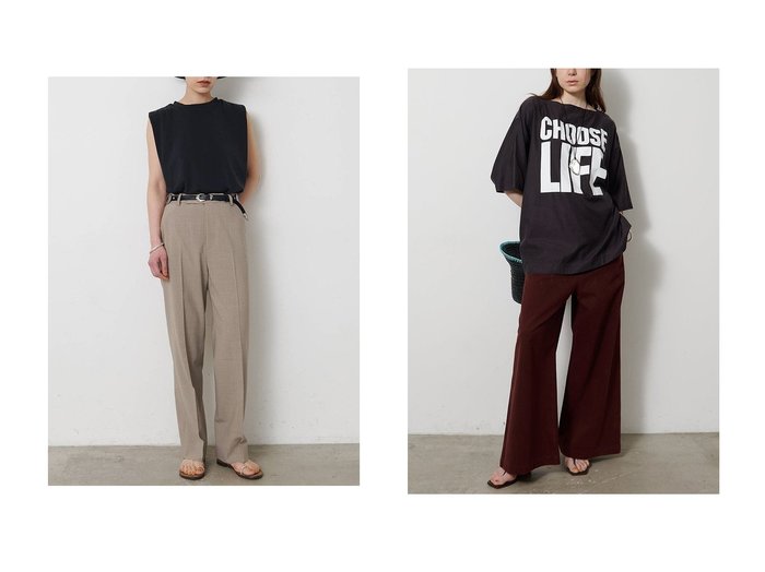 【Whim Gazette/ウィムガゼット】の平織りストレッチパンツ&ワンウォッシュチノパンツ おすすめ人気トレンドファッション通販アイテム 人気、トレンドファッション・服の通販 founy(ファニー) ファッション Fashion レディースファッション Fashion for Women パンツ Pants & Trousers ジャケット Jacket, Outerwear ストレッチ Stretch, Stretchy Fabric ベーシック Basic, Essential マニッシュ Mannish, Boyish リラックス Relax, Relaxed Fit エレガント 上品 Elegant 新作・新入荷 New Arrivals / New In |ID:crp329100000227621