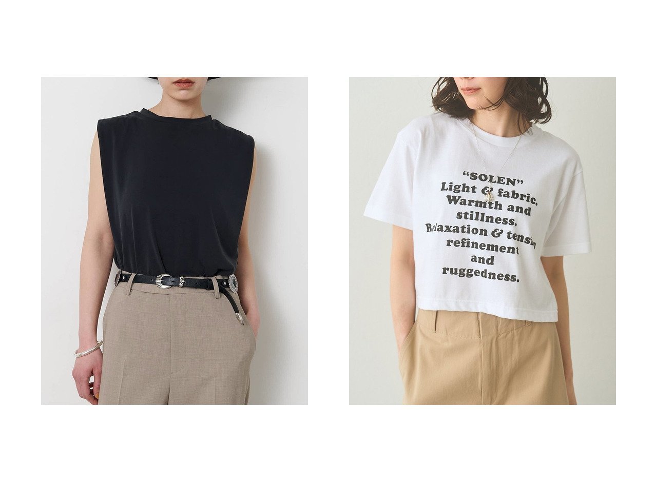 タックプルオーバーとロゴTで楽しむ抜け感カジュアルスタイル【Whim Gazette(ウィムガゼット)】の通販 おすすめ人気トレンドファッション通販アイテム インテリア・キッズ・メンズ・レディースファッション・服の通販 founy(ファニー) 　ファッション　Fashion　レディースファッション　Fashion for Women　トップス・カットソー　Cut & Sew Tops　シャツ・ブラウス・オフィスカジュアル　Elegant Blouses & Button-Ups　ロングTシャツ・Tシャツ　Longline T-Shirts & Tees　カジュアルプルオーバー・ニットトップス　Pullovers & Knit Tops / Casual Pullovers　カットソー・ベーシックTシャツ　Cut-and-Sewn Tops / Stretch Tees & Basics　おすすめ　Recommended / Our Picks　ギャザー　Gathered, Ruffled　ショート　Short, Short Length　スリーブ　Sleeve, Long Sleeve / Short Sleeve　セットアップ　Set-Up, Coordinated Outfit　ノースリーブ　Sleeveless, No-Sleeve　ボトム　Bottoms, Lower Wear　エレガント 上品　Elegant　新作・新入荷　New Arrivals / New In　ブラック系　Black　グレー系　Gray　ベージュ系　Beige　ホワイト系　White　|ID:crp329100000227627