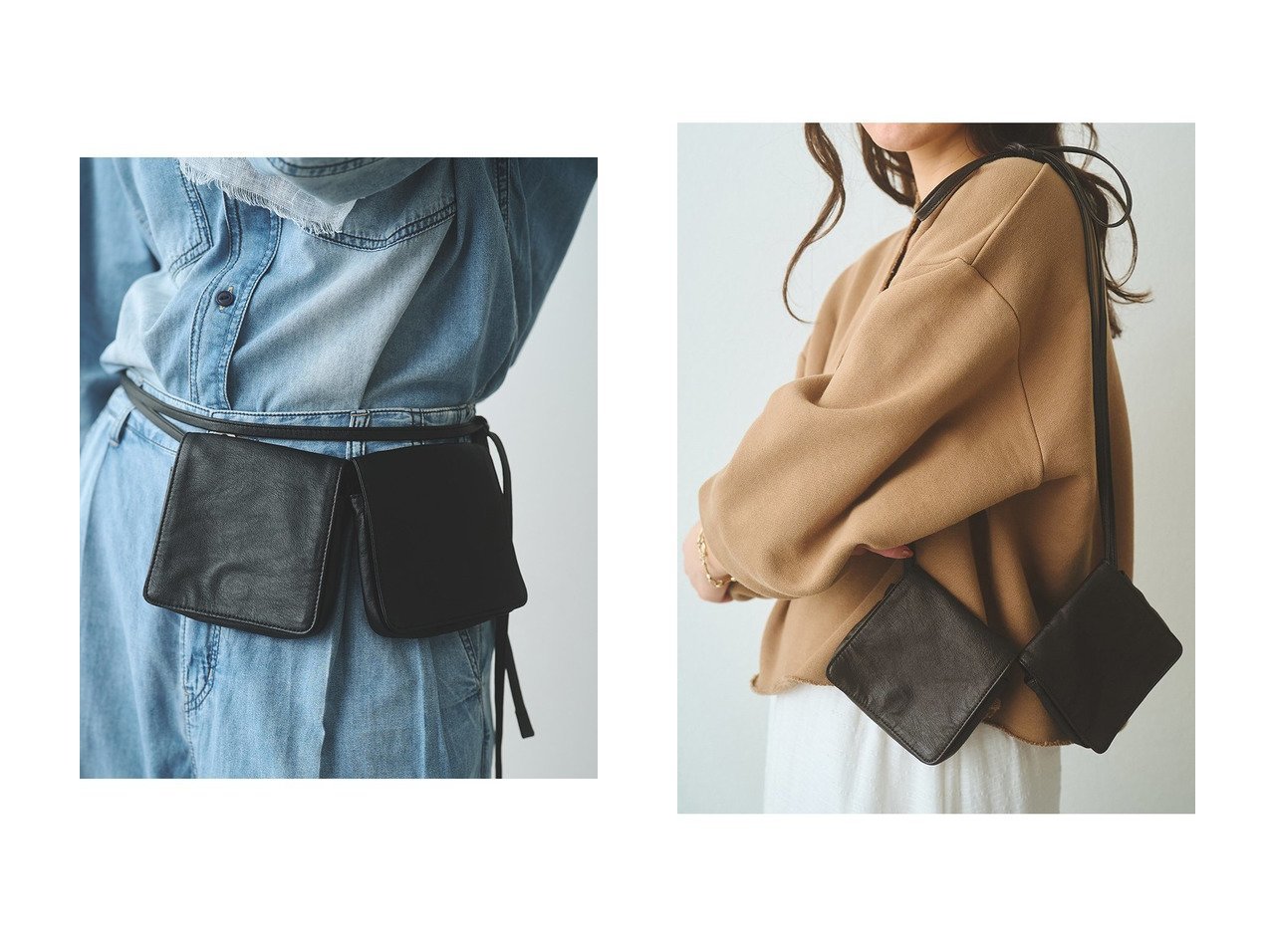 【Whim Gazette/ウィムガゼット】の【THE BAAT】MINI BAG おすすめ人気トレンドファッション通販アイテム インテリア・キッズ・メンズ・レディースファッション・服の通販 founy(ファニー) 　ファッション　Fashion　レディースファッション　Fashion for Women　バッグ　Bags　ポーチ&ミニバッグ　Pouches & Mini Bags　コンパクト　Compact, Small Size　今季　This Season, Current Season　ネックレス　Necklace, Pendant Necklace　フェイクレザー　Faux Leather, PU Leather　ポケット　Pocket, Pocket Detail　ラップ　Wrap, Wrap Design　新作・新入荷　New Arrivals / New In　ブラック系　Black　ブラウン系　Brown　|ID:crp329100000227634