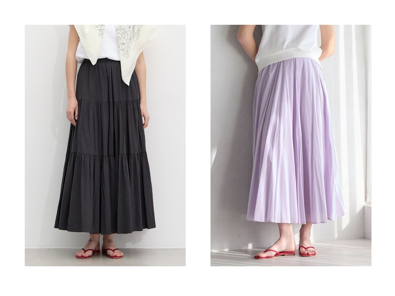 【martinique/マルティニーク】の【MARIHA】星明りのスカート&【MARIHA】夜風のスカート おすすめ人気トレンドファッション通販アイテム インテリア・キッズ・メンズ・レディースファッション・服の通販 founy(ファニー) 　ファッション　Fashion　レディースファッション　Fashion for Women　スカート　Skirts　ロングスカート　Long Skirts / Maxi & Midi Skirts　インド　Indian Textile　シンプル　Simple, Minimal　ティアードスカート　Tiered Skirt, Flounced Skirt　リラックス　Relax, Relaxed Fit　ロング　Long, Long-Length　新作・新入荷　New Arrivals / New In　ブラック系　Black　|ID:crp329100000227648