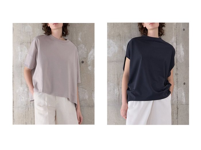 立体シルエットTシャツでつくる洗練カジュアルスタイル【martinique(マルティニーク)】の通販 おすすめ人気トレンドファッション通販アイテム 人気、トレンドファッション・服の通販 founy(ファニー) ファッション Fashion レディースファッション Fashion for Women トップス・カットソー Cut & Sew Tops シャツ・ブラウス・オフィスカジュアル Elegant Blouses & Button-Ups ロングTシャツ・Tシャツ Longline T-Shirts & Tees カットソー・ベーシックTシャツ Cut-and-Sewn Tops / Stretch Tees & Basics コレクション Collection, Seasonal Line ショート Short, Short Length スリーブ Sleeve, Long Sleeve / Short Sleeve トレンド Trend, Trending Now なめらか Smooth, Silky Texture ハーフ Half, Half-Length バランス Balance, Style Balance 別注 Limited Edition, Custom Order リアル Real, Realistic ロンドン London Style, British Inspired ワイド Wide, Wide Fit 日本製 Made In Japan エレガント 上品 Elegant 新作・新入荷 New Arrivals / New In |ID:crp329100000227654