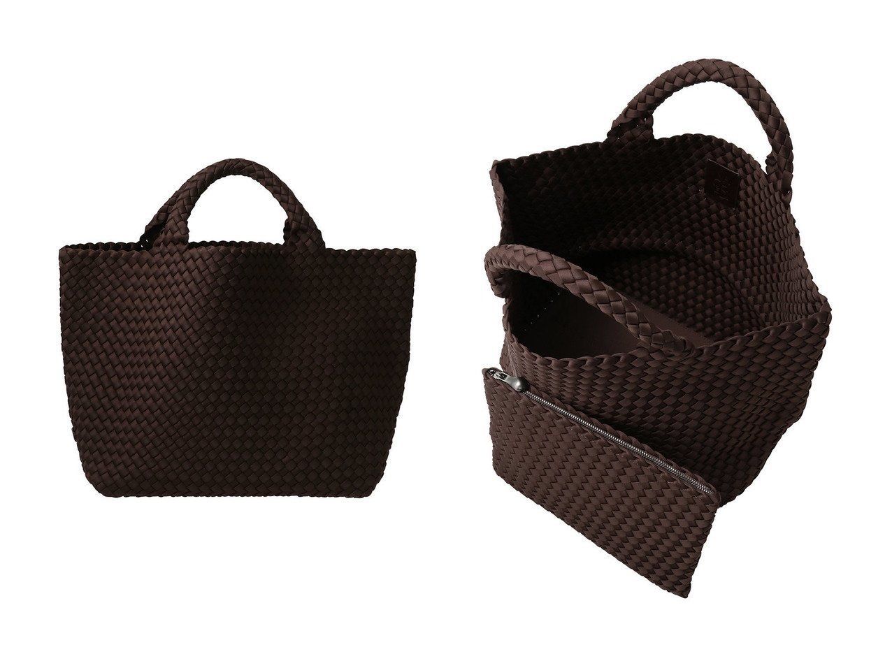 【martinique/マルティニーク】の【NAGHEDI】St Barths Medium トート おすすめ人気トレンドファッション通販アイテム インテリア・キッズ・メンズ・レディースファッション・服の通販 founy(ファニー) 　ファッション　Fashion　レディースファッション　Fashion for Women　バッグ　Bags　スクエア　Square, Square Shape　スタイリッシュ　Stylish, Fashionable　ニューヨーク　New York, NYC Style　フォルム　Silhouette, Form　定番　Standard, Basic Item　ブラウン系　Brown　|ID:crp329100000227656