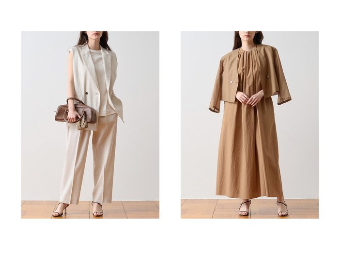 【Tiara/ティアラ】のダブルテーラードジレ&ショートジャケット おすすめ人気トレンドファッション通販アイテム 人気、トレンドファッション・服の通販 founy(ファニー) ファッション Fashion レディースファッション Fashion for Women アウター Coat / Outerwear Collection レディースジャケット・軽アウター Jackets おすすめ Recommended / Our Picks シンプル Simple, Minimal ジャケット Jacket, Outerwear セットアップ Set-Up, Coordinated Outfit ノースリーブ Sleeveless, No-Sleeve ベスト Vest, Waistcoat エレガント 上品 Elegant 夏 Summer 新作・新入荷 New Arrivals / New In |ID:crp329100000227661