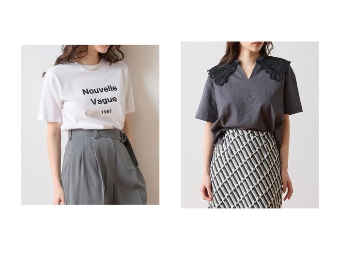 【Tiara/ティアラ】のプリントTシャツ&レースカラーTシャツ おすすめ人気トレンドファッション通販アイテム 人気、トレンドファッション・服の通販 founy(ファニー) ファッション Fashion レディースファッション Fashion for Women トップス・カットソー Cut & Sew Tops シャツ・ブラウス・オフィスカジュアル Elegant Blouses & Button-Ups ロングTシャツ・Tシャツ Longline T-Shirts & Tees カットソー・ベーシックTシャツ Cut-and-Sewn Tops / Stretch Tees & Basics おすすめ Recommended / Our Picks インナー Innerwear コンパクト Compact, Small Size ショート Short, Short Length ジャケット Jacket, Outerwear スリーブ Sleeve, Long Sleeve / Short Sleeve フランス France, French フレンチ French, French Style プリント Print, Printed Pattern ヴィンテージ Vintage Style 新作・新入荷 New Arrivals / New In |ID:crp329100000227662