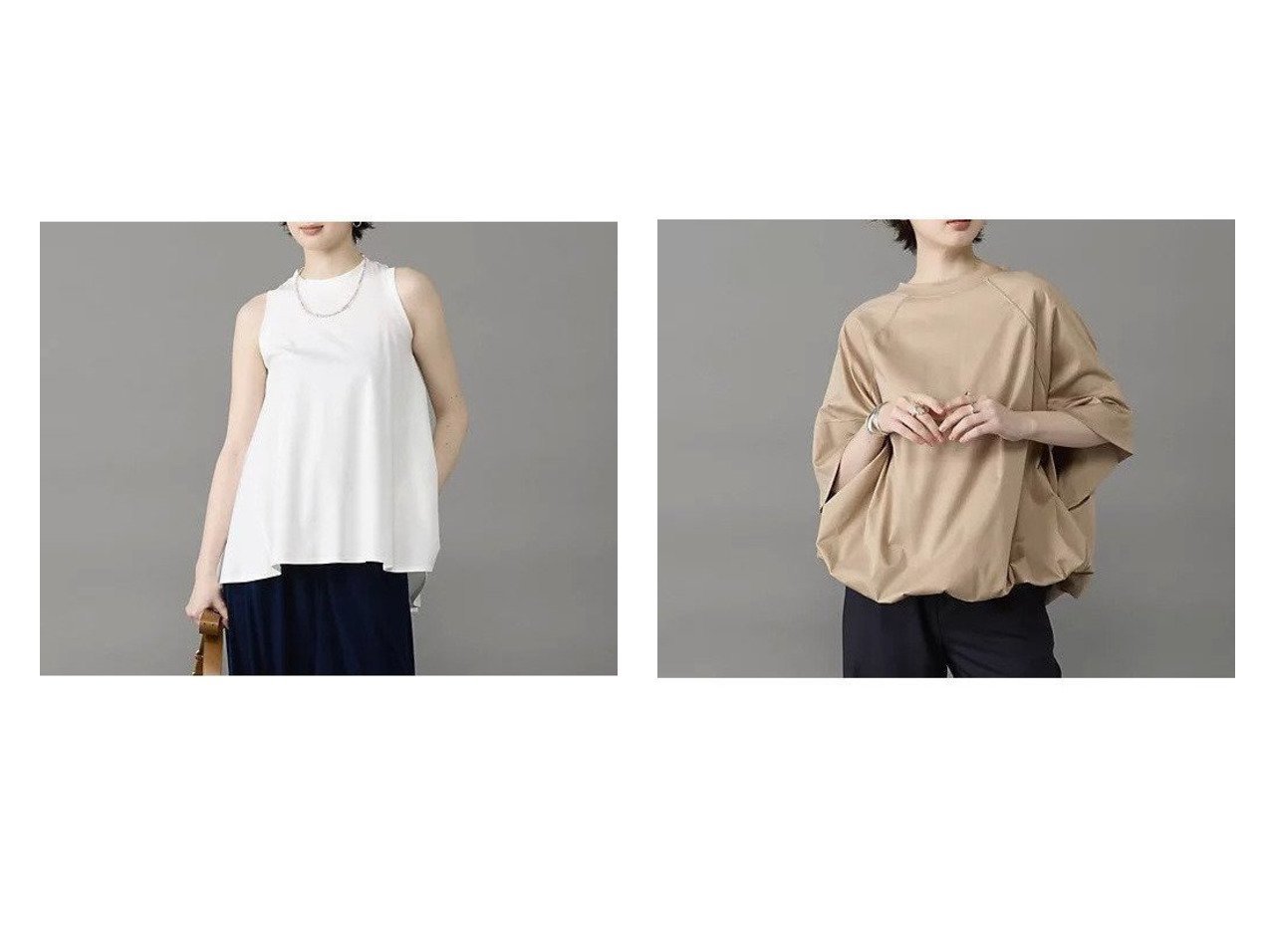 【立体シルエットと上質素材が引き立つバックフレアトップとオーバーサイズトップ】コグ ザビッグスモーク(COGTHEBIGSMOKE)の通販 おすすめ人気トレンドファッション通販アイテム インテリア・キッズ・メンズ・レディースファッション・服の通販 founy(ファニー) 　ファッション　Fashion　レディースファッション　Fashion for Women　ワンピース　Dresses　トップス・カットソー　Cut & Sew Tops　アメリカン　American Style　シルケット　Silket, Silky Cotton　シンプル　Simple, Minimal　ストレート　Straight, Straight Cut　スリーブ　Sleeve, Long Sleeve / Short Sleeve　スーピマ　Supima, Premium Cotton　バランス　Balance, Style Balance　フレア　Flare, Flared　ボトム　Bottoms, Lower Wear　洗える　Machine Washable　ブラック系　Black　|ID:crp329100000227689