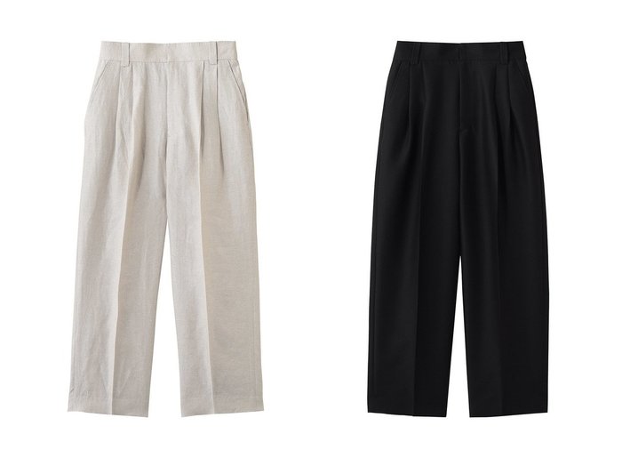 【unbilanc/アンビラン】のローラマイルストークパンツ&ストークパンツ おすすめ人気トレンドファッション通販アイテム 人気、トレンドファッション・服の通販 founy(ファニー) ファッション Fashion レディースファッション Fashion for Women パンツ Pants & Trousers カッティング Cutting Detail コンパクト Compact, Small Size スマート Smart, Elegant テーパード Tapered, Tapered Pants フロント Front, Front Design マニッシュ Mannish, Boyish 今季 This Season, Current Season 新作・新入荷 New Arrivals / New In |ID:crp329100000227704