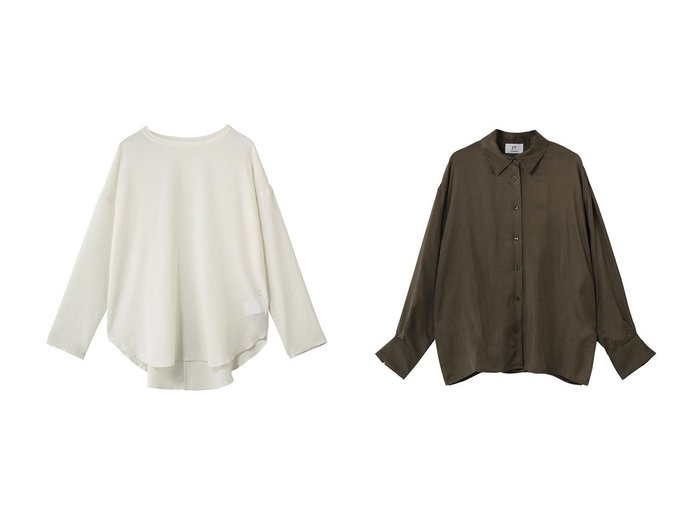 【1er Arrondissement/プルミエ アロンディスモン】のキュプラフィブリルレギュラーカラーシャツ&ジョーゼットプルオーバー おすすめ人気トレンドファッション通販アイテム 人気、トレンドファッション・服の通販 founy(ファニー) ファッション Fashion レディースファッション Fashion for Women トップス・カットソー Cut & Sew Tops シャツ・ブラウス・オフィスカジュアル Elegant Blouses & Button-Ups カジュアルプルオーバー・ニットトップス Pullovers & Knit Tops / Casual Pullovers ジョーゼット Georgette, Semi-Sheer Fabric スリーブ Sleeve, Long Sleeve / Short Sleeve ドレープ Drape, Draping Fabric ロング Long, Long-Length エレガント 上品 Elegant 新作・新入荷 New Arrivals / New In とろみ Fluid, Flowy Fabric シンプル Simple, Minimal フィット Fit, Slim Fit ボトム Bottoms, Lower Wear 定番 Standard, Basic Item 羽織 Haori, Light Jacket |ID:crp329100000227715