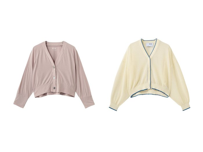 【three dots/スリー ドッツ】のジャージーコレット コクーンカーディガン&アロア シアー カーディガン おすすめ人気トレンドファッション通販アイテム 人気、トレンドファッション・服の通販 founy(ファニー) ファッション Fashion レディースファッション Fashion for Women トップス・カットソー Cut & Sew Tops ニット Knit Tops & Sweaters カーディガン・羽織り Layered Style Cardigans シャツ・ブラウス・オフィスカジュアル Elegant Blouses & Button-Ups ロングTシャツ・Tシャツ Longline T-Shirts & Tees カットソー・ベーシックTシャツ Cut-and-Sewn Tops / Stretch Tees & Basics カーディガン Cardigan, Knitwear シンプル Simple, Minimal フロント Front, Front Design ロング Long, Long-Length 新作・新入荷 New Arrivals / New In |ID:crp329100000227728
