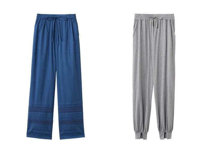 【three dots/スリー ドッツ】のファウンデーションコットン ジョガーパンツ&ジェローム レースパンツ おすすめ人気トレンドファッション通販アイテム 人気、トレンドファッション・服の通販 founy(ファニー) ファッション Fashion レディースファッション Fashion for Women パンツ Pants & Trousers ストレート Straight, Straight Cut リゾート Resort, Vacation Style レース Lace, Lace Fabric 新作・新入荷 New Arrivals / New In |ID:crp329100000227730