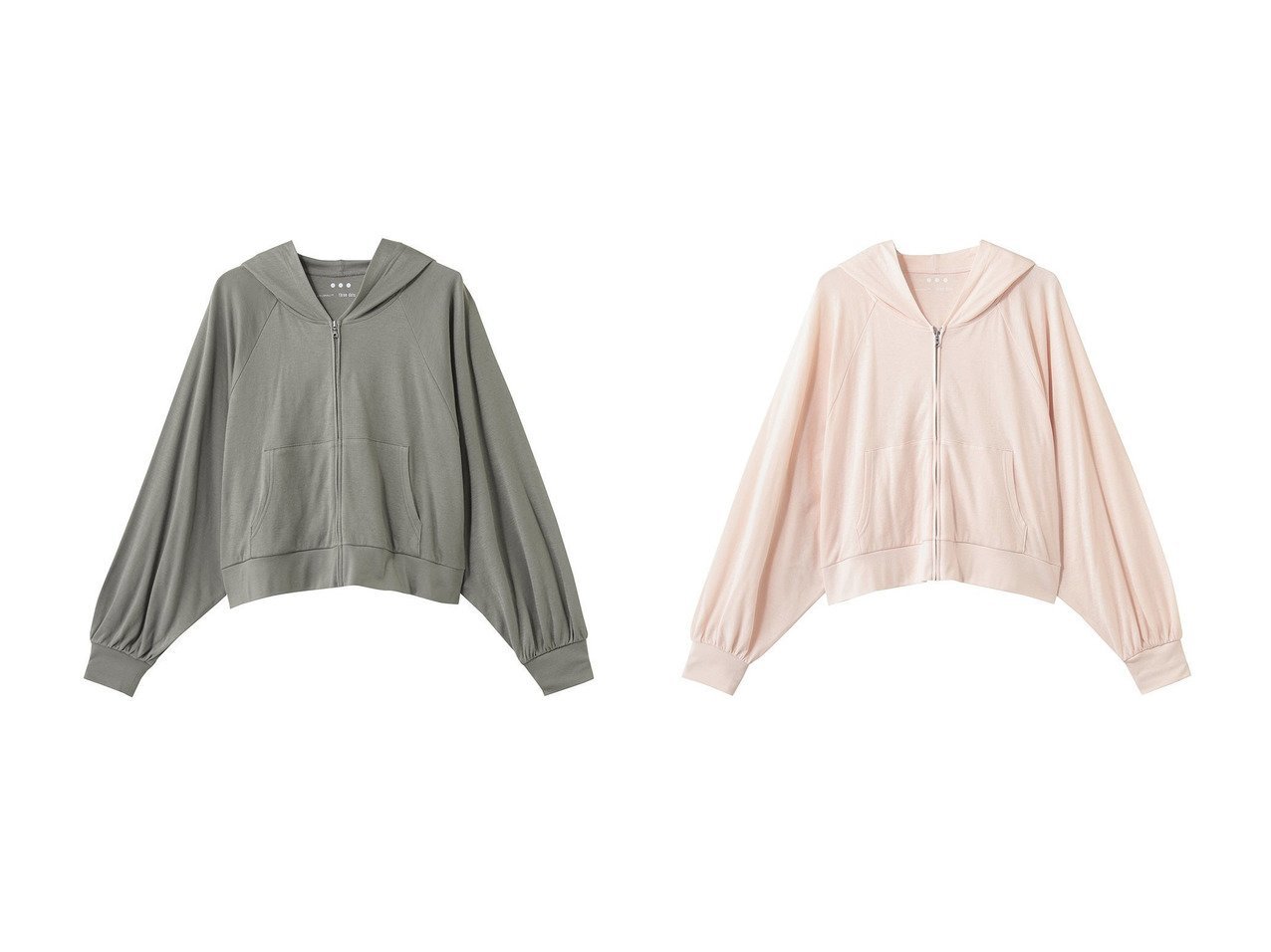 【three dots/スリー ドッツ】のスマイルダブルコットン ジップアップフーディ おすすめ人気トレンドファッション通販アイテム インテリア・キッズ・メンズ・レディースファッション・服の通販 founy(ファニー) 　ファッション　Fashion　レディースファッション　Fashion for Women　トップス・カットソー　Cut & Sew Tops　シャツ・ブラウス・オフィスカジュアル　Elegant Blouses & Button-Ups　レディースパーカー・カジュアルフーディー　Casual Hoodies & Sweatshirts　ロングTシャツ・Tシャツ　Longline T-Shirts & Tees　スウェット・クルーネックトップス　Sweatshirts & Crewnecks / Relaxed Fit Sweat Tops　カットソー・ベーシックTシャツ　Cut-and-Sewn Tops / Stretch Tees & Basics　スリーブ　Sleeve, Long Sleeve / Short Sleeve　フェミニン　Feminine, Girly　新作・新入荷　New Arrivals / New In　ホワイト系　White　グレー系　Gray　ブラック系　Black　|ID:crp329100000227736