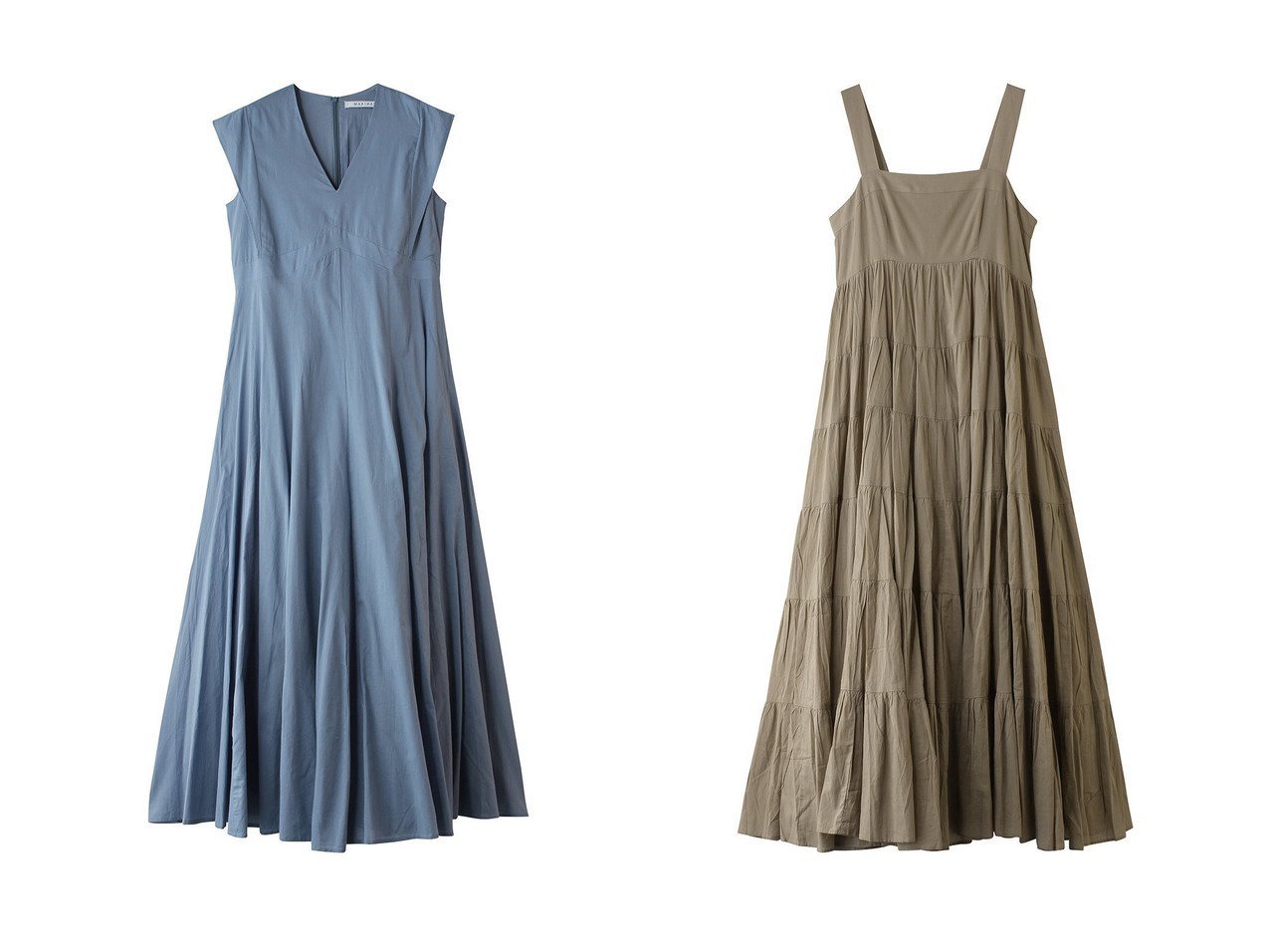 【Vネックの美しいシルエットとティアードデザインが映えるドレスで整える装い】マリハ(MARIHA)の通販 おすすめ人気トレンドファッション通販アイテム インテリア・キッズ・メンズ・レディースファッション・服の通販 founy(ファニー) 　ファッション　Fashion　レディースファッション　Fashion for Women　ワンピース　Dresses　フォーマル・パーティードレス・結婚式用ドレス　Elegant & Casual Dresses　チュニック　Tunic Tops & Dresses　オケージョン　Occasion Wear　シンプル　Simple, Minimal　チュニック　Tunic, Long Top　ドレス　Dress, One-Piece　ビジネス 仕事 通勤　Business / Work / Commuting　ロング　Long, Long-Length　夏　Summer　新作・新入荷　New Arrivals / New In　|ID:crp329100000227737