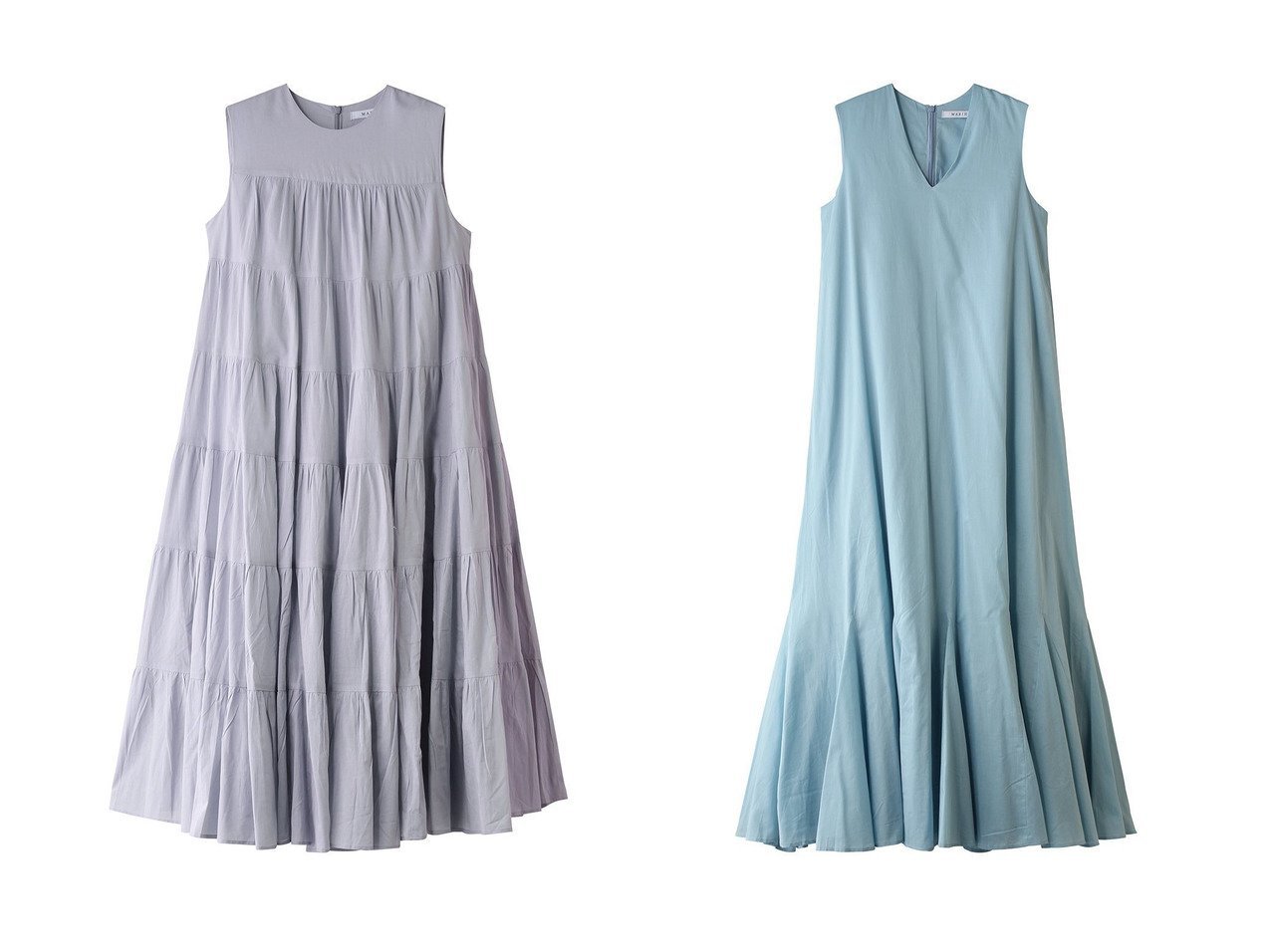 【優雅なシルエットとティアードデザインが引き立つノースリーブドレス】マリハ(MARIHA)の通販 おすすめ人気トレンドファッション通販アイテム インテリア・キッズ・メンズ・レディースファッション・服の通販 founy(ファニー) 　ファッション　Fashion　レディースファッション　Fashion for Women　ワンピース　Dresses　フォーマル・パーティードレス・結婚式用ドレス　Elegant & Casual Dresses　チュニック　Tunic Tops & Dresses　インナー　Innerwear　ジャケット　Jacket, Outerwear　チュニック　Tunic, Long Top　ティアード　Tiered, Tiered Style　ドレス　Dress, One-Piece　ノースリーブ　Sleeveless, No-Sleeve　バランス　Balance, Style Balance　ボトム　Bottoms, Lower Wear　ロング　Long, Long-Length　エレガント 上品　Elegant　新作・新入荷　New Arrivals / New In　|ID:crp329100000227738