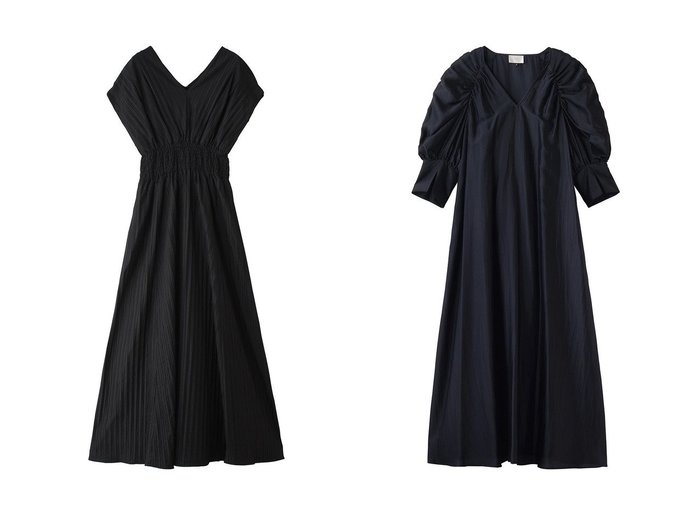 【OSLOW/オスロー】のプリーツライクジャカードドレス&ヴィスコースドレス おすすめ人気トレンドファッション通販アイテム 人気、トレンドファッション・服の通販 founy(ファニー) ファッション Fashion レディースファッション Fashion for Women ワンピース Dresses フォーマル・パーティードレス・結婚式用ドレス Elegant & Casual Dresses チュニック Tunic Tops & Dresses ジャカード／ジャガード Jacquard, Woven Pattern チュニック Tunic, Long Top ドレス Dress, One-Piece プリーツ Pleats, Pleated 新作・新入荷 New Arrivals / New In |ID:crp329100000227743