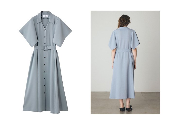 【軽やかな揺れ感と機能素材が魅力のAラインワンピース】JUN OKAMOTO(ジュンオカモト)の通販 おすすめ人気トレンドファッション通販アイテム 人気、トレンドファッション・服の通販 founy(ファニー) ファッション Fashion レディースファッション Fashion for Women ワンピース Dresses チュニック Tunic Tops & Dresses Aラインワンピース・フレアシルエット A-Line Dresses / Flared Silhouette Dresses ウォッシャブル Machine Washable キュプラ Cupro, Eco Fabric スリーブ Sleeve, Long Sleeve / Short Sleeve チュニック Tunic, Long Top ハンカチ Handkerchief, Hanky ベスト Vest, Waistcoat ロング Long, Long-Length エレガント 上品 Elegant 新作・新入荷 New Arrivals / New In |ID:crp329100000227753