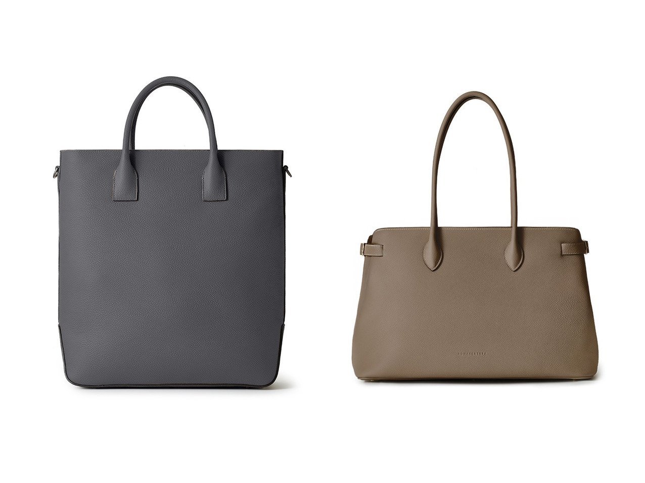 【シュリンクレザーで仕立てた洗練トートバッグ フィリッポとクレアの魅力】BONAVENTURA(ボナベンチュラ)の通販 おすすめ人気トレンドファッション通販アイテム インテリア・キッズ・メンズ・レディースファッション・服の通販 founy(ファニー) 　ファッション　Fashion　レディースファッション　Fashion for Women　バッグ　Bags　ショルダー　Shoulder, Shoulder Strap　ジップ　Zip, Zipper　手帳　Planner, Notebook　ファブリック　Fabric, Textile　ポケット　Pocket, Pocket Detail　ポーチ　Pouch, Small Case　メタル　Metal, Metal Parts　ユニセックス　Unisex, Genderless　おすすめ　Recommended / Our Picks　スーツケース キャリーケース　Suitcase / Carry Case　新作・新入荷　New Arrivals / New In　ビジネス 仕事 通勤　Business / Work / Commuting　シンプル　Simple, Minimal　セレモニー　Ceremony　軽量　Lightweight, Ultra Light　グレー系　Gray　ブラック系　Black　|ID:crp329100000227764