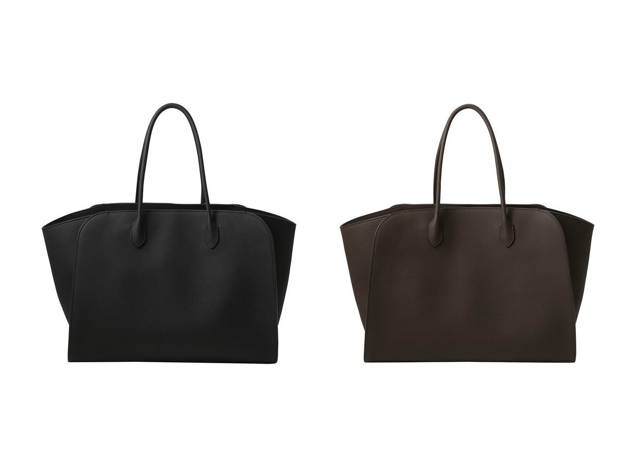【THE ROW/ザ ロウ】のMARLO TOTE おすすめ人気トレンドファッション通販アイテム インテリア・キッズ・メンズ・レディースファッション・服の通販 founy(ファニー) 　ファッション　Fashion　レディースファッション　Fashion for Women　バッグ　Bags　ユニセックス　Unisex, Genderless　スクエア　Square, Square Shape　ビジネス 仕事 通勤　Business / Work / Commuting　フォルム　Silhouette, Form　ポケット　Pocket, Pocket Detail　新作・新入荷　New Arrivals / New In　旅行　Travel　ブラック系　Black　ブラウン系　Brown　|ID:crp329100000227767