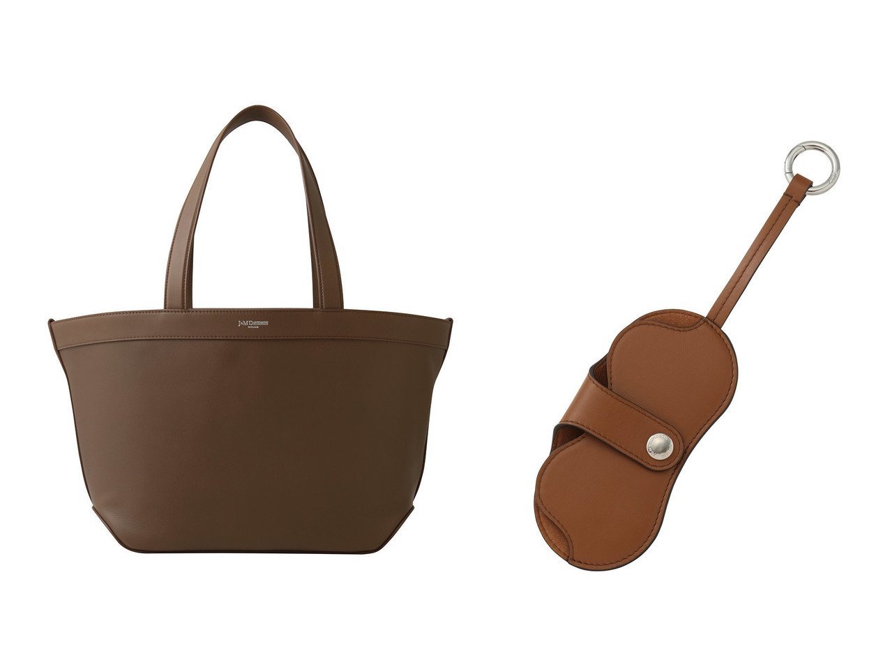 【上質レザーで魅せる洗練トートとアイウェアケース】J&M DAVIDSON(ジェイアンドエム デヴィッドソン)の通販 おすすめ人気トレンドファッション通販アイテム インテリア・キッズ・メンズ・レディースファッション・服の通販 founy(ファニー) 　ファッション　Fashion　レディースファッション　Fashion for Women　バッグ　Bags　サングラス&メガネ　Sunglasses & Eyewear　ポーチ&ミニバッグ　Pouches & Mini Bags　なめらか　Smooth, Silky Texture　シンプル　Simple, Minimal　フォルム　Silhouette, Form　新作・新入荷　New Arrivals / New In　ブラック系　Black　|ID:crp329100000227773