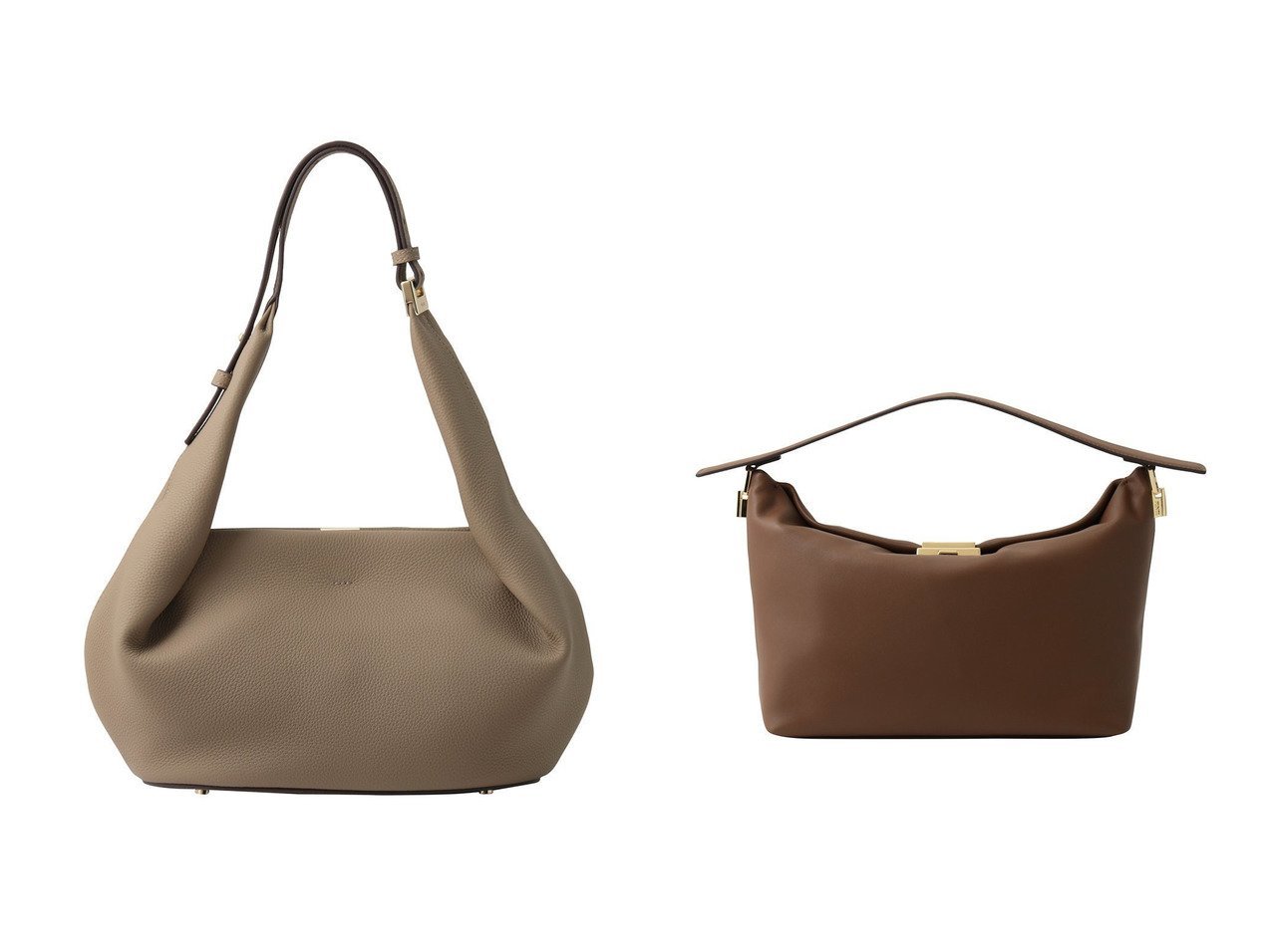 【ミニマルな造形美と上質レザーが映える洗練バッグコレクション】1er Arrondissement(プルミエ アロンディスモン)の通販 おすすめ人気トレンドファッション通販アイテム インテリア・キッズ・メンズ・レディースファッション・服の通販 founy(ファニー) 　ファッション　Fashion　レディースファッション　Fashion for Women　バッグ　Bags　フォルム　Silhouette, Form　ラウンド　Round, Round Neck　新作・新入荷　New Arrivals / New In　ベージュ系　Beige　ブラック系　Black　ブラウン系　Brown　|ID:crp329100000227774