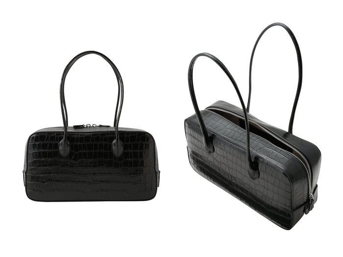 【クロコ型押しレザーが映える上品なボックスボストンバッグ】MAISON CANAU(メゾンカナウ)の通販 おすすめ人気トレンドファッション通販アイテム 人気、トレンドファッション・服の通販 founy(ファニー) ファッション Fashion レディースファッション Fashion for Women クロコ Crocodile, Croc Embossed パーティ Party, Party Style フォルム Silhouette, Form ボストン Boston ボストンバッグ Boston Bag, Retro Bag ボックス Boxy, Box Shape リュクス Luxury, Elegant, High-End, Chic エレガント 上品 Elegant 新作・新入荷 New Arrivals / New In |ID:crp329100000227779