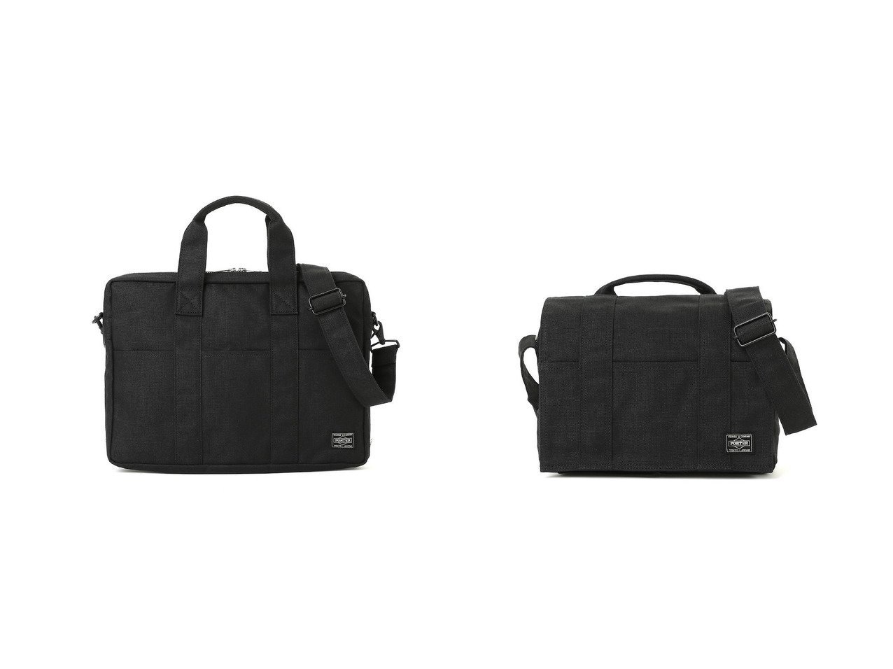 【PORTER POTR/ポーター ピーオーティーアール】の【PORTER】スモーキー ショルダーバッグ(S)&【PORTER】スモーキー 2WAYブリーフケース おすすめ人気トレンドファッション通販アイテム インテリア・キッズ・メンズ・レディースファッション・服の通販 founy(ファニー) 　ファッション　Fashion　レディースファッション　Fashion for Women　バッグ　Bags　巾着　Drawstring Bag, Kinchaku　軽量　Lightweight, Ultra Light　シンプル　Simple, Minimal　ジャカード／ジャガード　Jacquard, Woven Pattern　スマート　Smart, Elegant　ポケット　Pocket, Pocket Detail　ユニセックス　Unisex, Genderless　新作・新入荷　New Arrivals / New In　ブラック系　Black　ブルー系　Blue　|ID:crp329100000227796