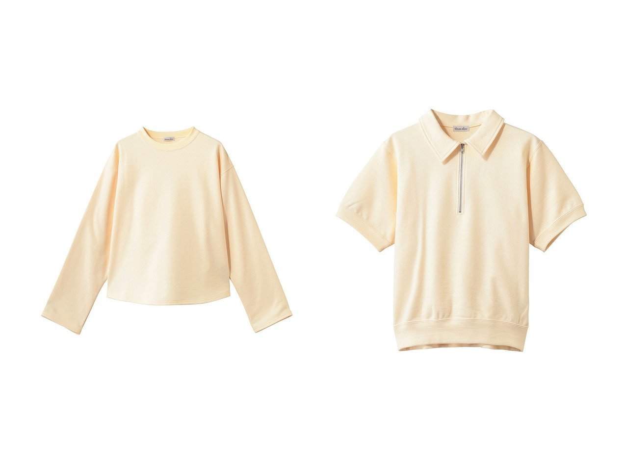 【上質素材とミニマルデザインで魅せるスウェットコレクション】steven alan(スティーブンアラン)の通販 おすすめ人気トレンドファッション通販アイテム インテリア・キッズ・メンズ・レディースファッション・服の通販 founy(ファニー) 　ファッション　Fashion　レディースファッション　Fashion for Women　トップス・カットソー　Cut & Sew Tops　シャツ・ブラウス・オフィスカジュアル　Elegant Blouses & Button-Ups　レディースパーカー・カジュアルフーディー　Casual Hoodies & Sweatshirts　ロングTシャツ・Tシャツ　Longline T-Shirts & Tees　カジュアルプルオーバー・ニットトップス　Pullovers & Knit Tops / Casual Pullovers　スウェット・クルーネックトップス　Sweatshirts & Crewnecks / Relaxed Fit Sweat Tops　カットソー・ベーシックTシャツ　Cut-and-Sewn Tops / Stretch Tees & Basics　おすすめ　Recommended / Our Picks　インナー　Innerwear　コンパクト　Compact, Small Size　ショート　Short, Short Length　ジップ　Zip, Zipper　ジュエリー　Jewelry, Accessories　スウェット / スエット　Sweatshirt, Sweatwear　スリーブ　Sleeve, Long Sleeve / Short Sleeve　ブラウジング　Blouson Silhouette, Cinched Waist　リラックス　Relax, Relaxed Fit　新作・新入荷　New Arrivals / New In　ホワイト系　White　ブラウン系　Brown　ブルー系　Blue　|ID:crp329100000227801