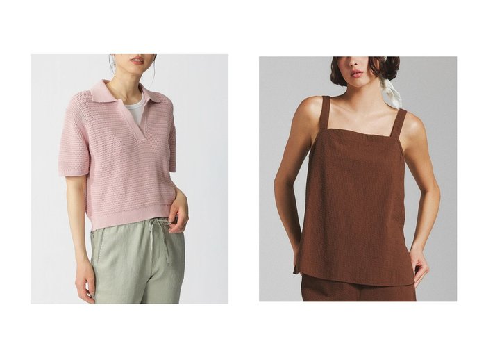 【心地よさと上品さを兼ね備えたシアサッカーブラウスとリラックスニットで叶える自然体スタイル】ECOALF(エコアルフ)の通販 おすすめ人気トレンドファッション通販アイテム 人気、トレンドファッション・服の通販 founy(ファニー) ファッション Fashion レディースファッション Fashion for Women トップス・カットソー Cut & Sew Tops ニット Knit Tops & Sweaters カジュアルプルオーバー・ニットトップス Pullovers & Knit Tops / Casual Pullovers キャミソール&ノースリーブ Camisoles & Sleeveless Tops シャツ・ブラウス・オフィスカジュアル Elegant Blouses & Button-Ups ショルダー Shoulder, Shoulder Strap ドロップ Drop Shoulder, Dropped Style フィット Fit, Slim Fit リラックス Relax, Relaxed Fit 新作・新入荷 New Arrivals / New In |ID:crp329100000227810