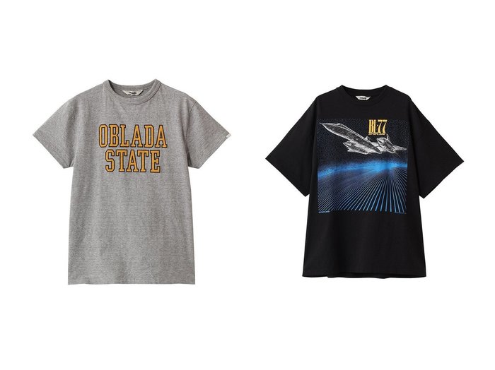 【キャッチーなロゴと大胆グラフィックで魅せるヴィンテージライクなTシャツスタイル】Oblada(オブラダ)の通販 おすすめ人気トレンドファッション通販アイテム 人気、トレンドファッション・服の通販 founy(ファニー) ファッション Fashion レディースファッション Fashion for Women トップス・カットソー Cut & Sew Tops シャツ・ブラウス・オフィスカジュアル Elegant Blouses & Button-Ups ロングTシャツ・Tシャツ Longline T-Shirts & Tees カットソー・ベーシックTシャツ Cut-and-Sewn Tops / Stretch Tees & Basics インナー Innerwear グラフィック Graphic, Graphic Design ショート Short, Short Length ジャケット Jacket, Outerwear スラックス Slacks, Dress Pants スリーブ Sleeve, Long Sleeve / Short Sleeve デニム Denim, Jeans Material バランス Balance, Style Balance フロント Front, Front Design 新作・新入荷 New Arrivals / New In |ID:crp329100000227813