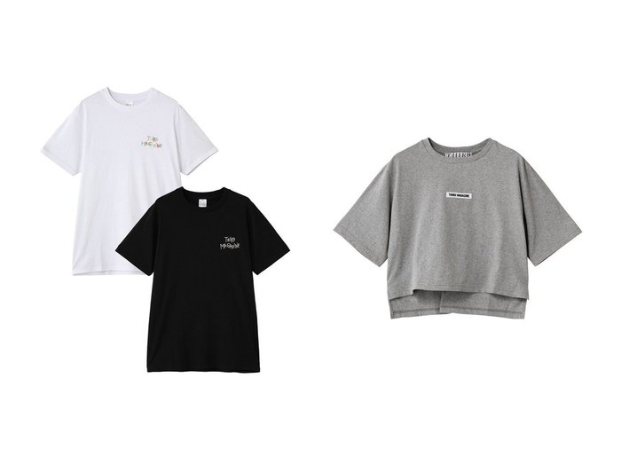 【遊び心あるロゴデザインとクロップド丈で楽しむ抜け感のある大人カジュアルTシャツ】THIRD MAGAZINE(サードマガジン)の通販 おすすめ人気トレンドファッション通販アイテム 人気、トレンドファッション・服の通販 founy(ファニー) ファッション Fashion レディースファッション Fashion for Women トップス・カットソー Cut & Sew Tops シャツ・ブラウス・オフィスカジュアル Elegant Blouses & Button-Ups ロングTシャツ・Tシャツ Longline T-Shirts & Tees カットソー・ベーシックTシャツ Cut-and-Sewn Tops / Stretch Tees & Basics ショート Short, Short Length スリーブ Sleeve, Long Sleeve / Short Sleeve センター Center, Center Line デニム Denim, Jeans Material 別注 Limited Edition, Custom Order 新作・新入荷 New Arrivals / New In |ID:crp329100000227816
